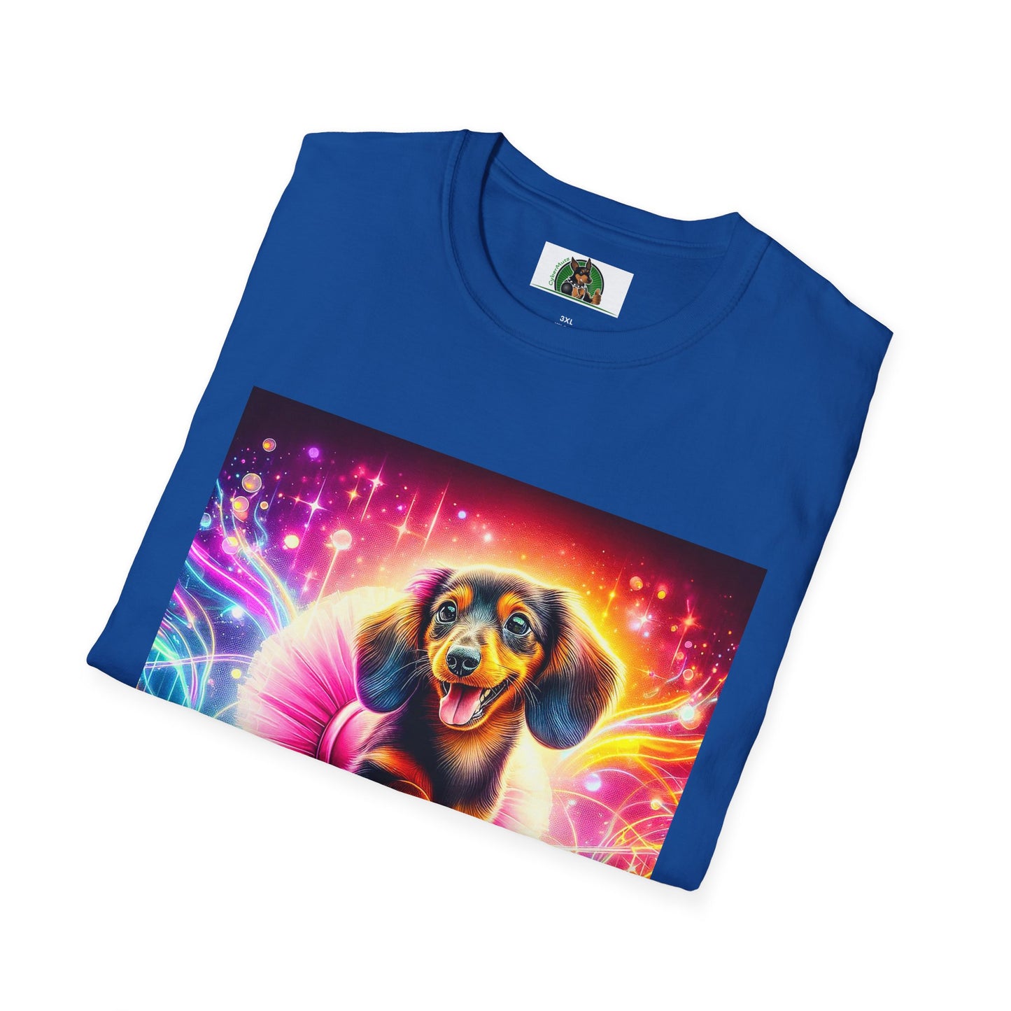 Dachshund dancing ballerina t shirt T-Shirt Printify