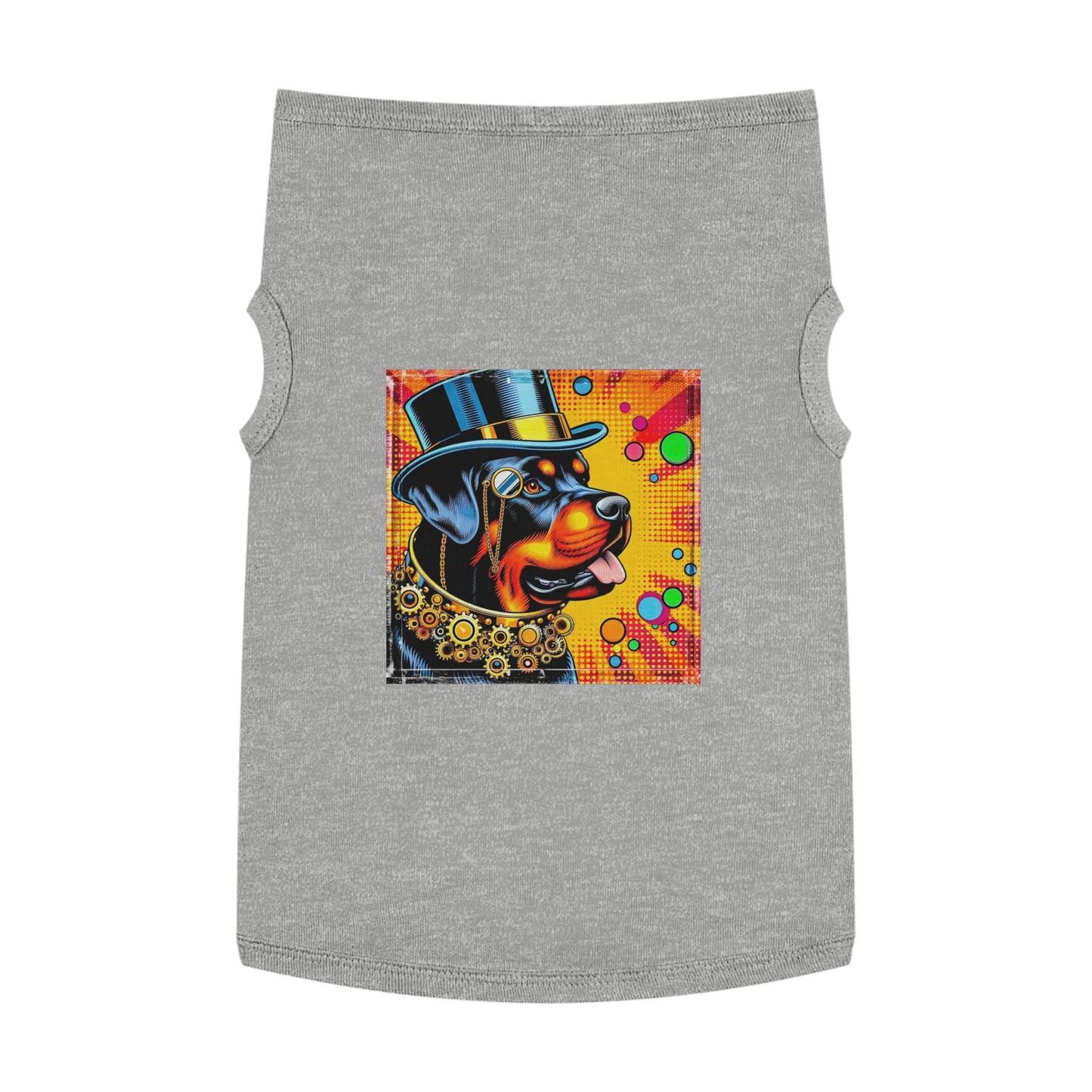 Rottie steam punk cutie Pets Printify XL Heather