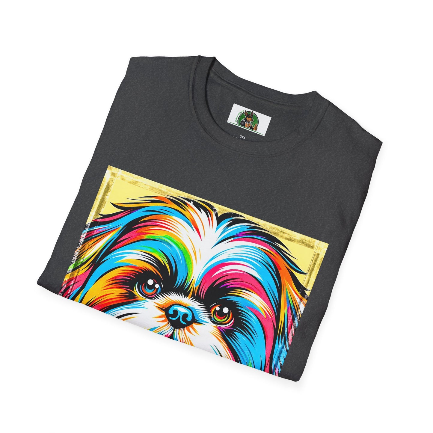 Shih Tzu colorful puppy shirt T-Shirt Printify