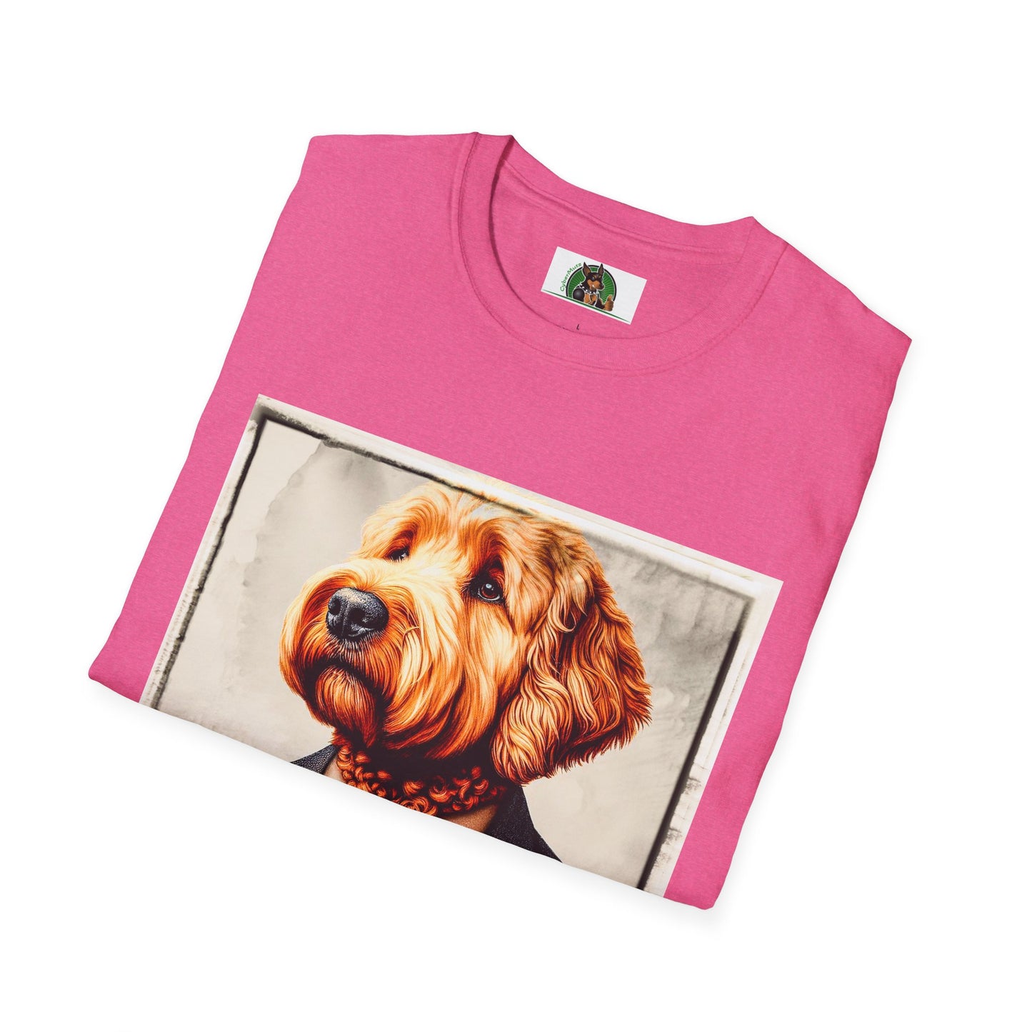 Golden Doodle suit and tie t shirt