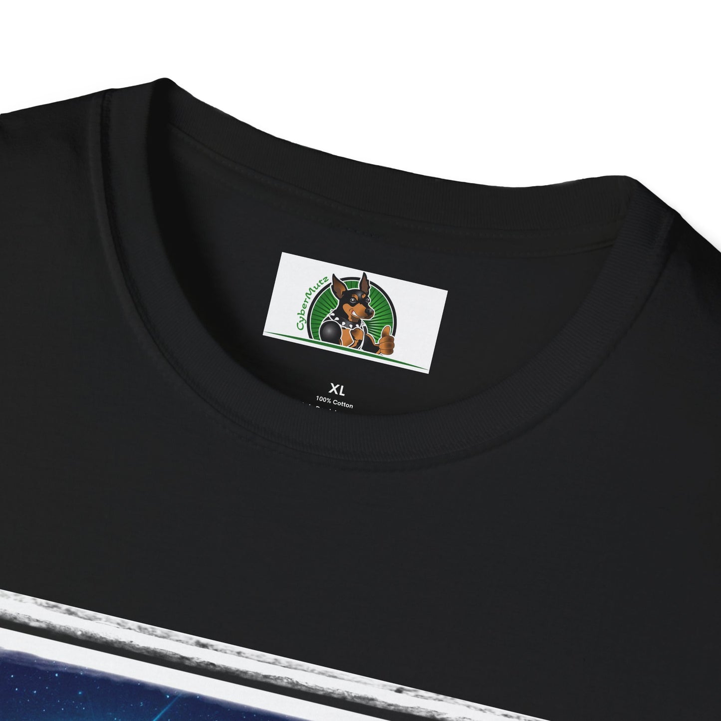 Beagle Sitting Under Rainbow Bridge T-Shirt Printify