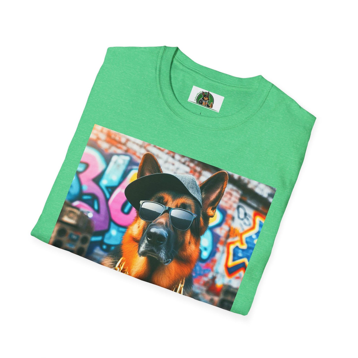 German Shepherd gangster shirt