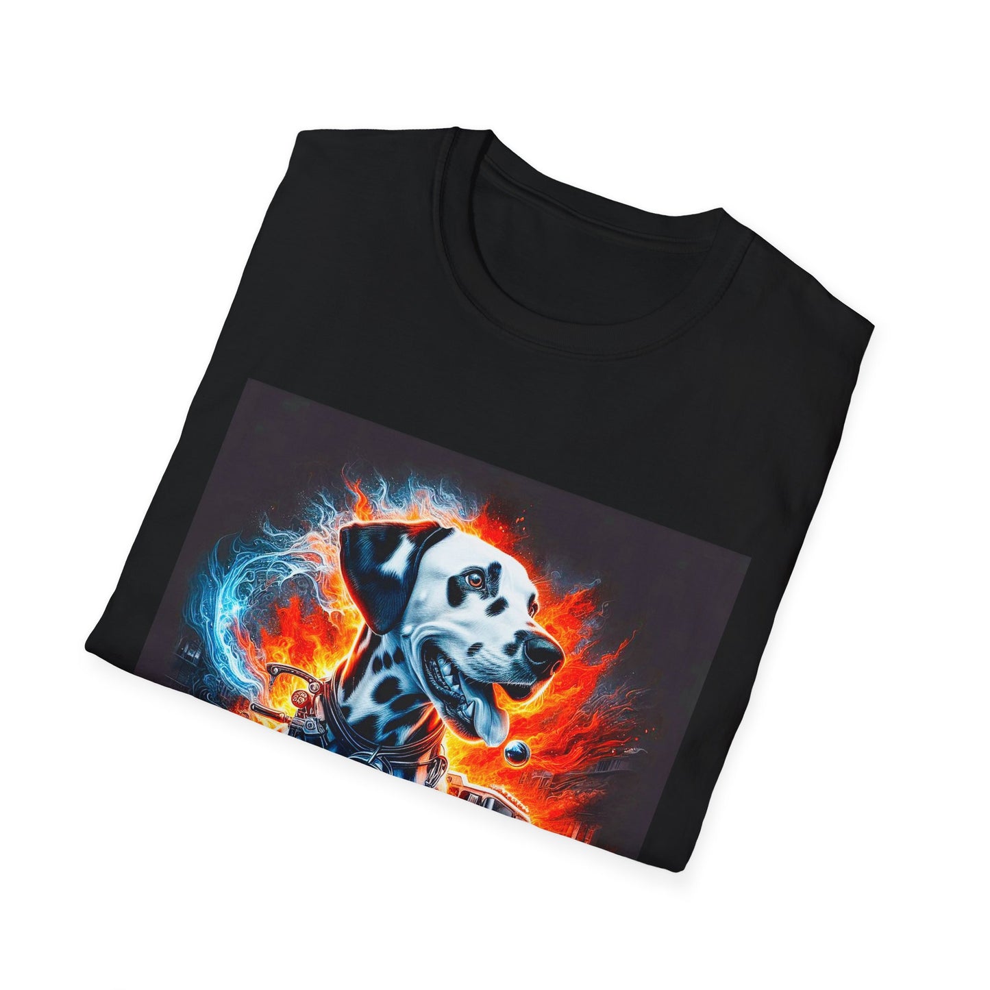 Dalmatian fireman hero t shirt T-Shirt Printify