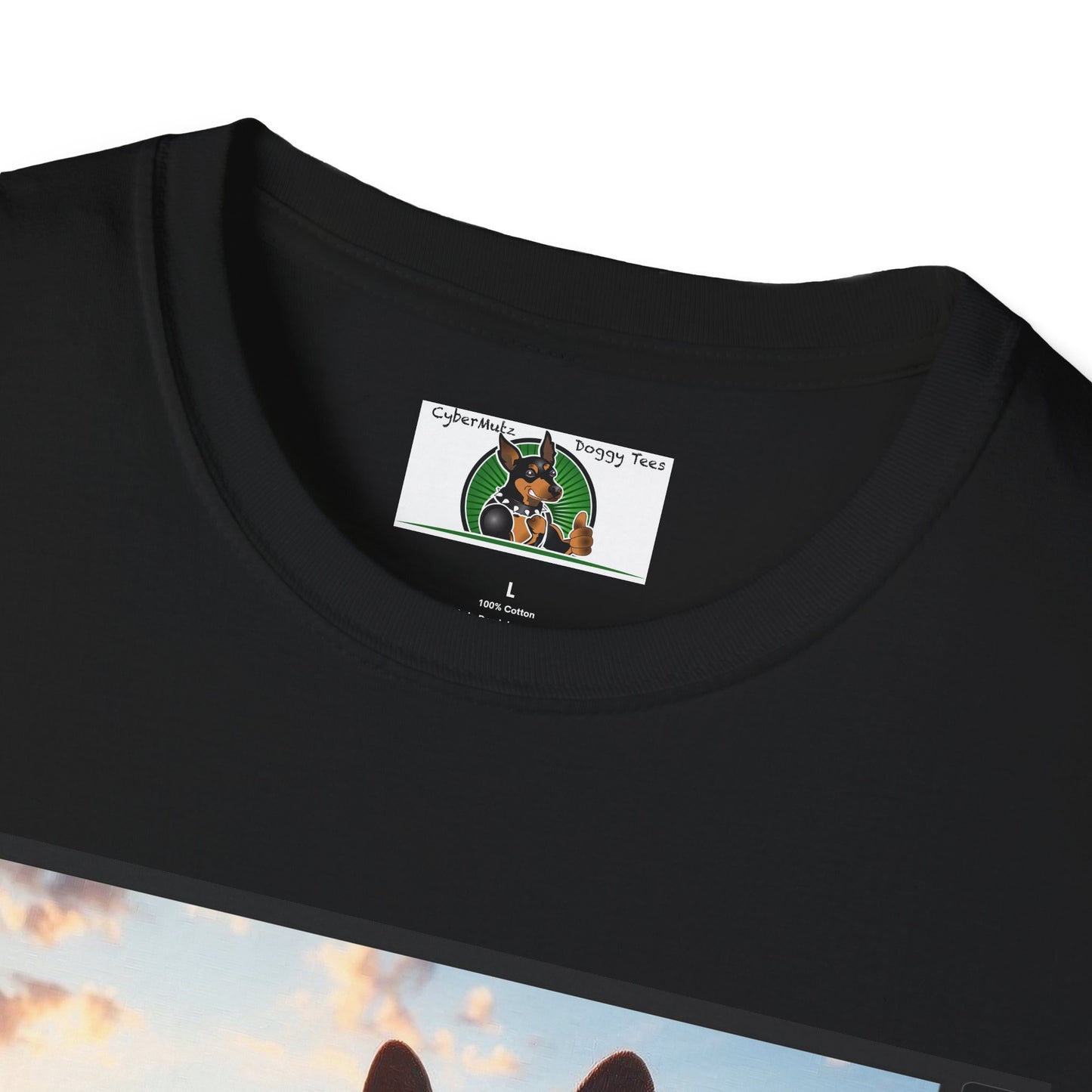 German Shepherd Dog Photographer Unisex Softstyle T-Shirt T-Shirt Printify