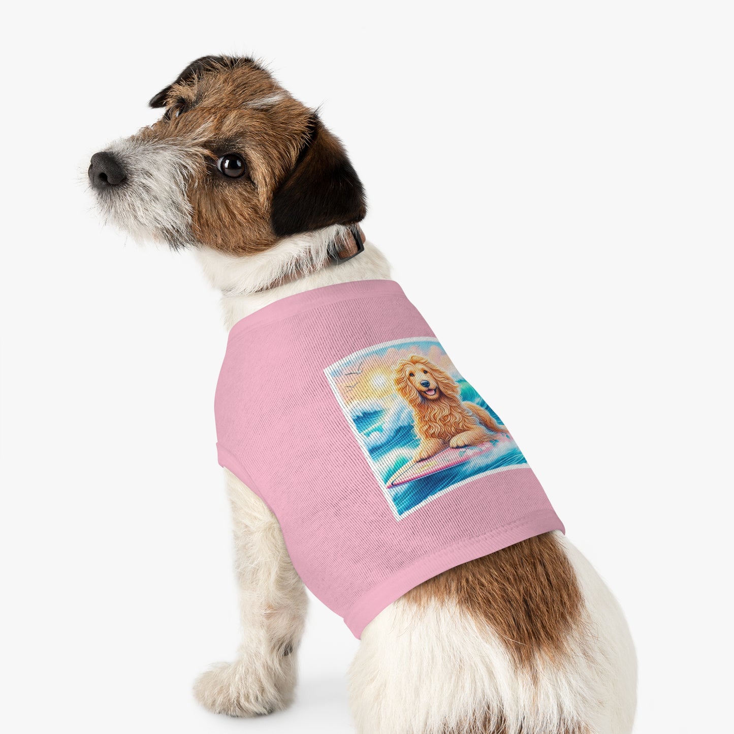 Pet Tank Golden Doodle pretty doggie t shirt Pets Printify