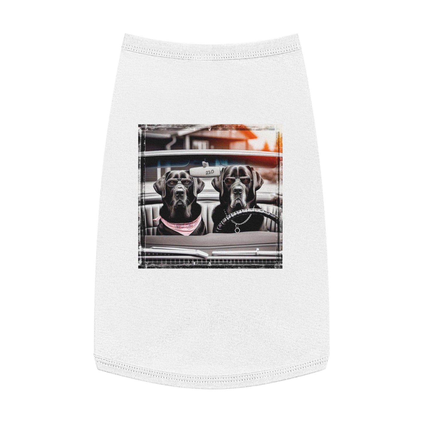 Labrador retriever fun couple shirt Pets Printify L White