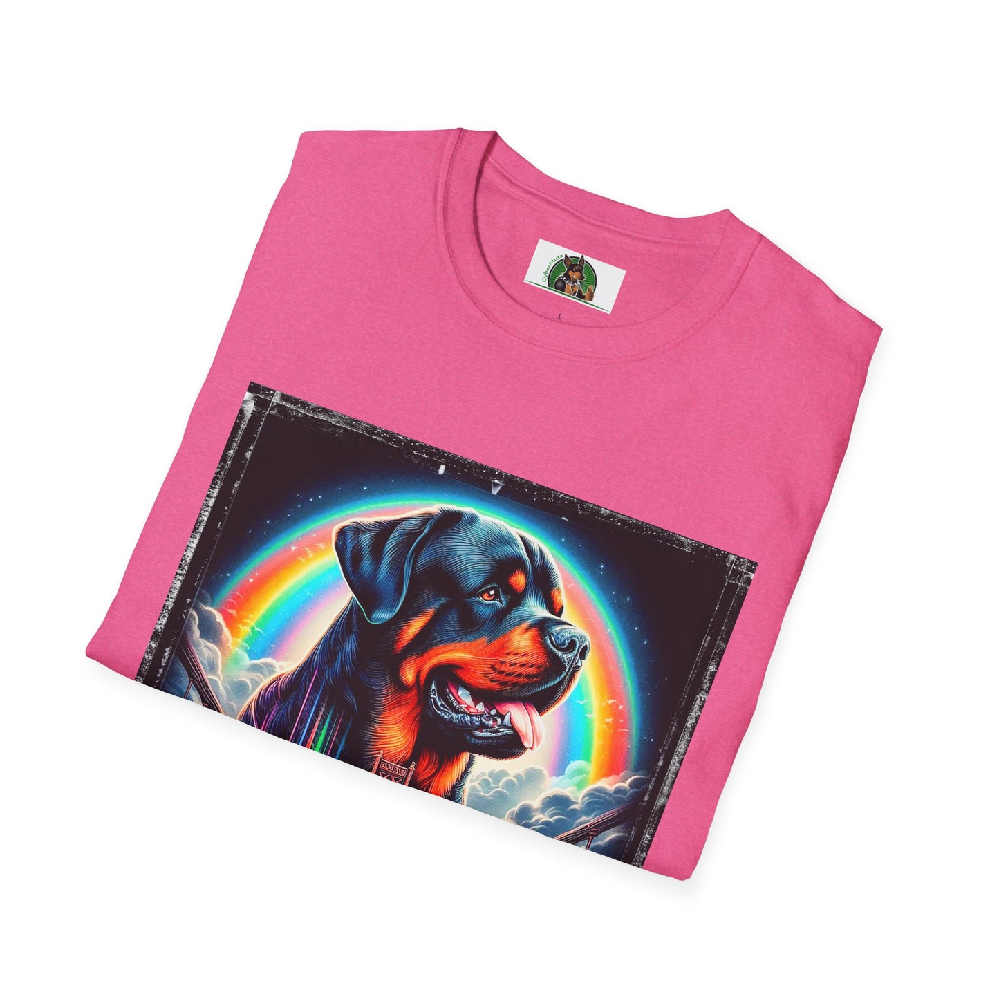 Rottweiler colorful rainbow