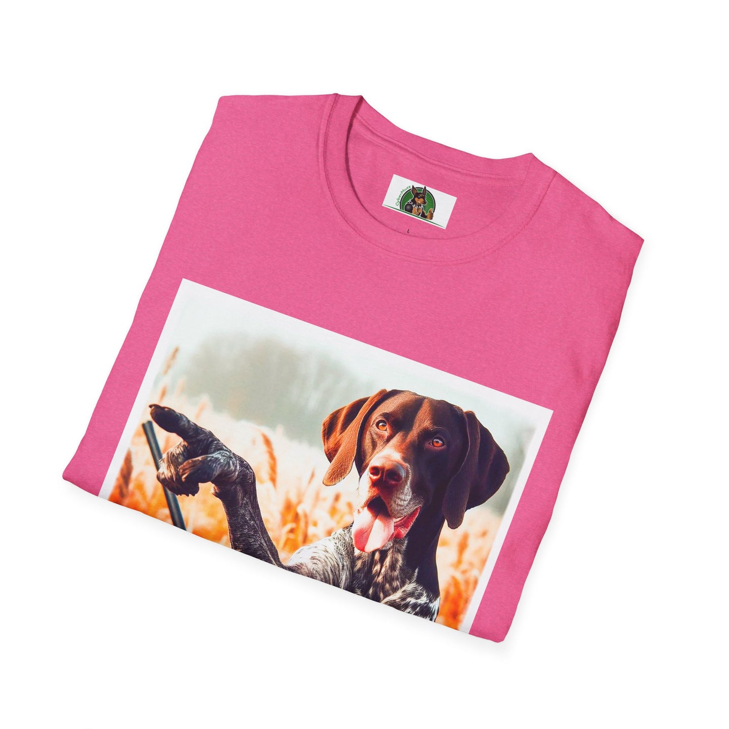 Wacky German Shorthaired Pointer playing violin t shirt