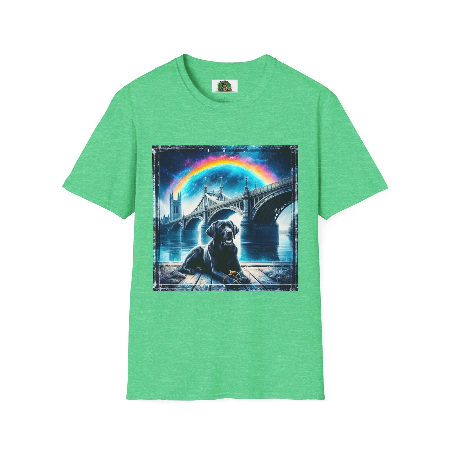 Labrador Retriever T-Shirt Printify S Heather Irish Green