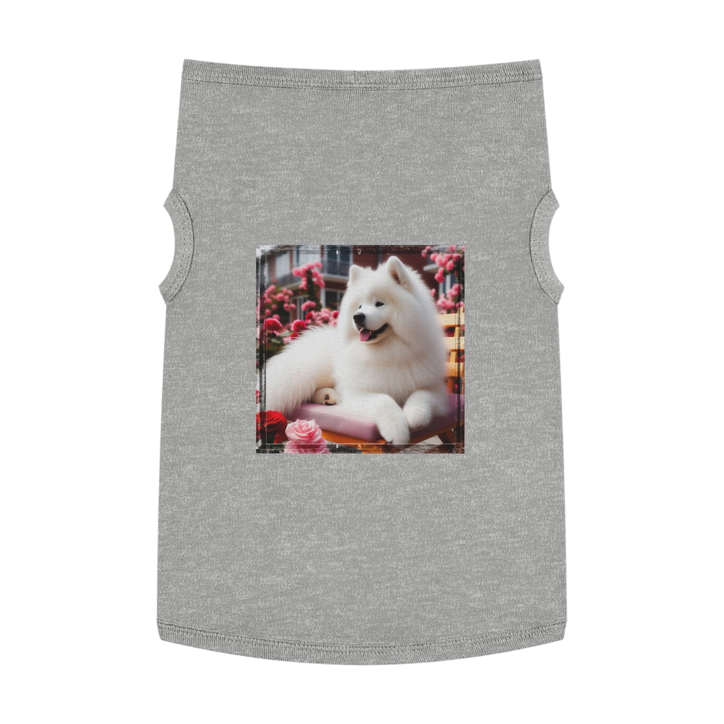 Pet Tank Top Husky fluffy girl Pets Printify XL Heather
