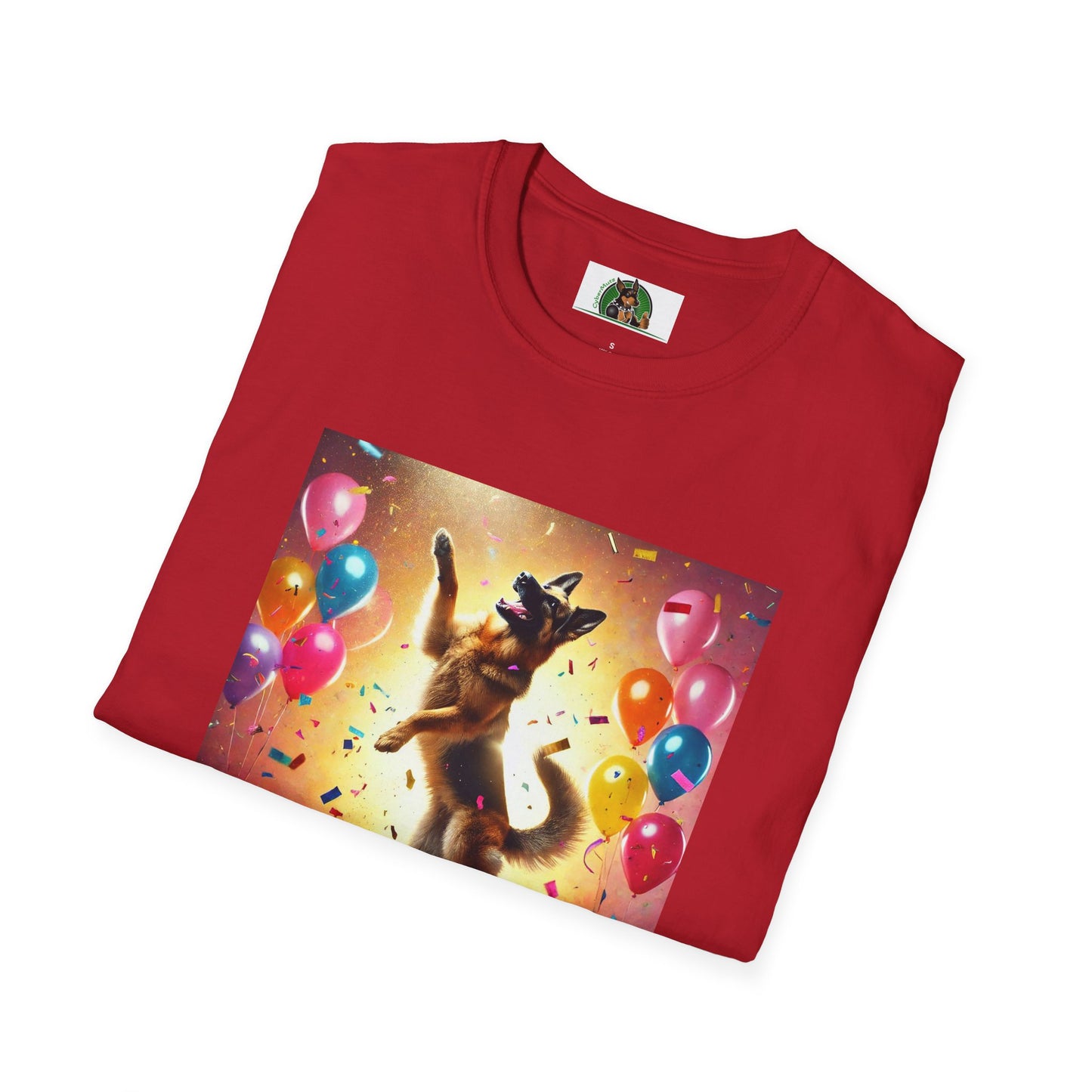 German Shepherd T-Shirt - Dancing Dog Design