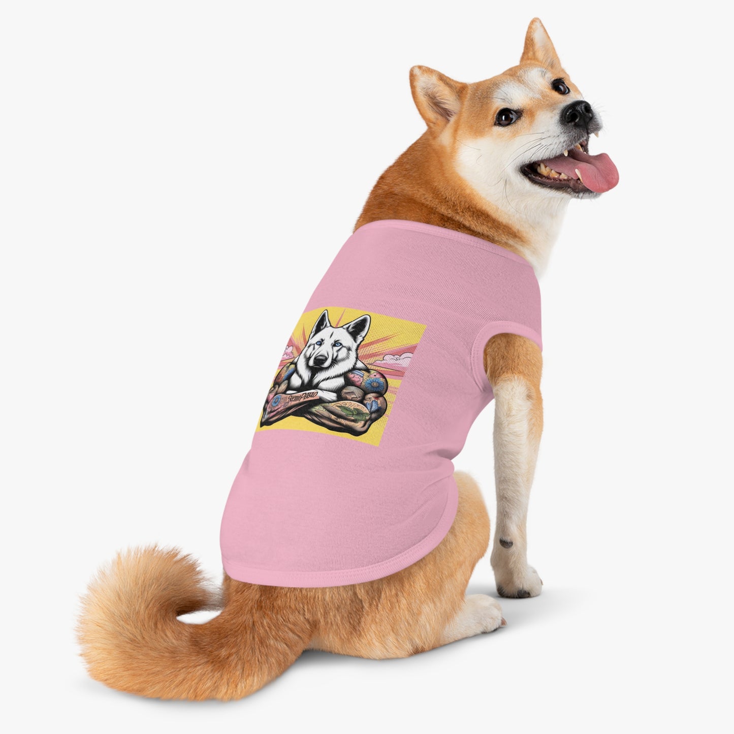 German Shepherd big arms