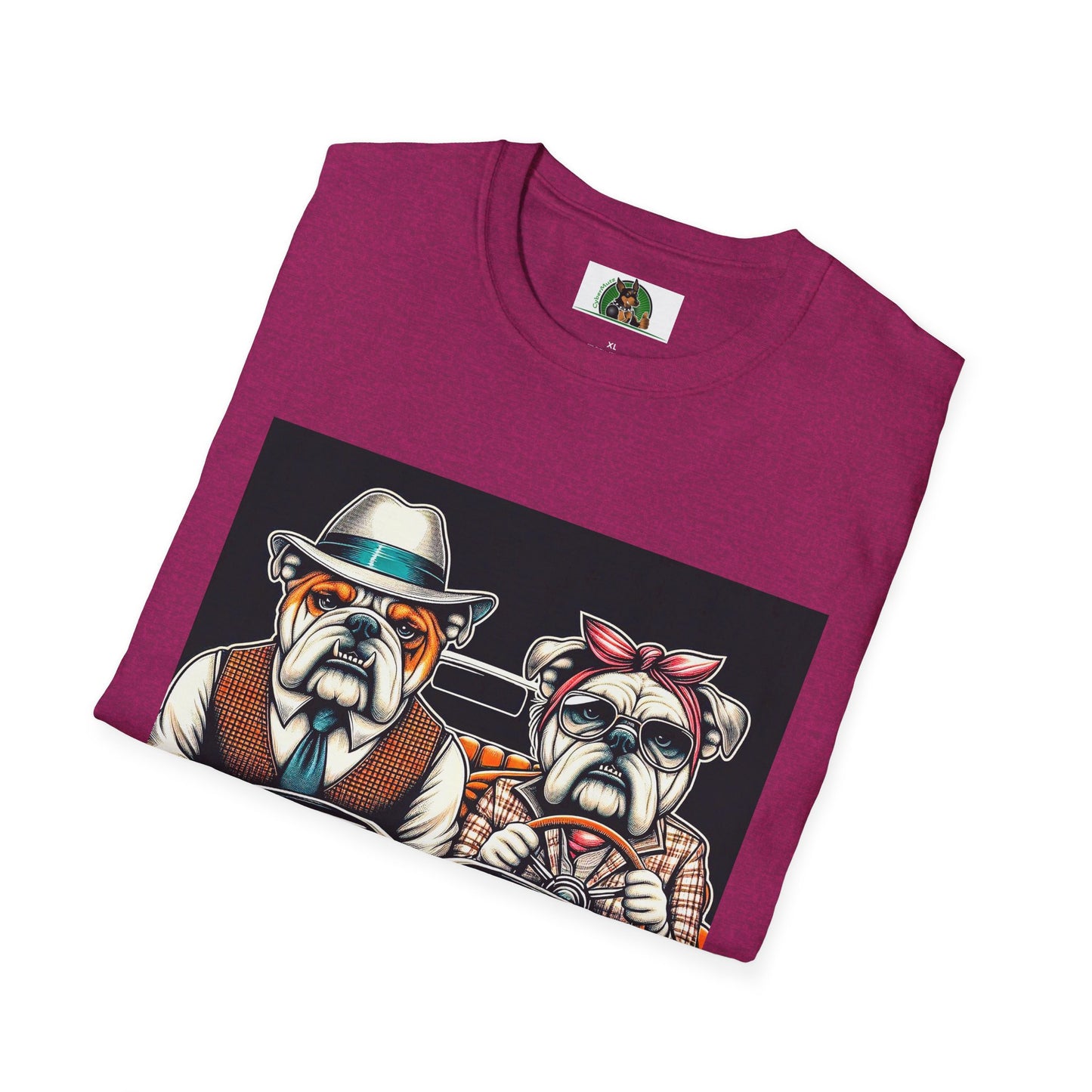 Wacky Bulldog 20s couple t shirt