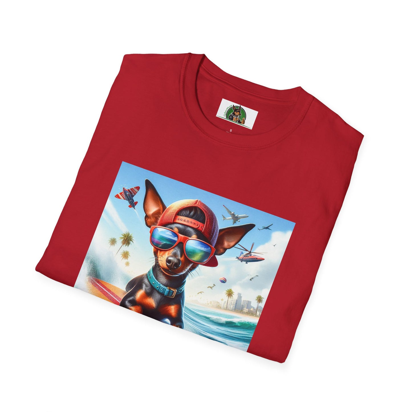 Min Pin T-Shirt tiny surfer