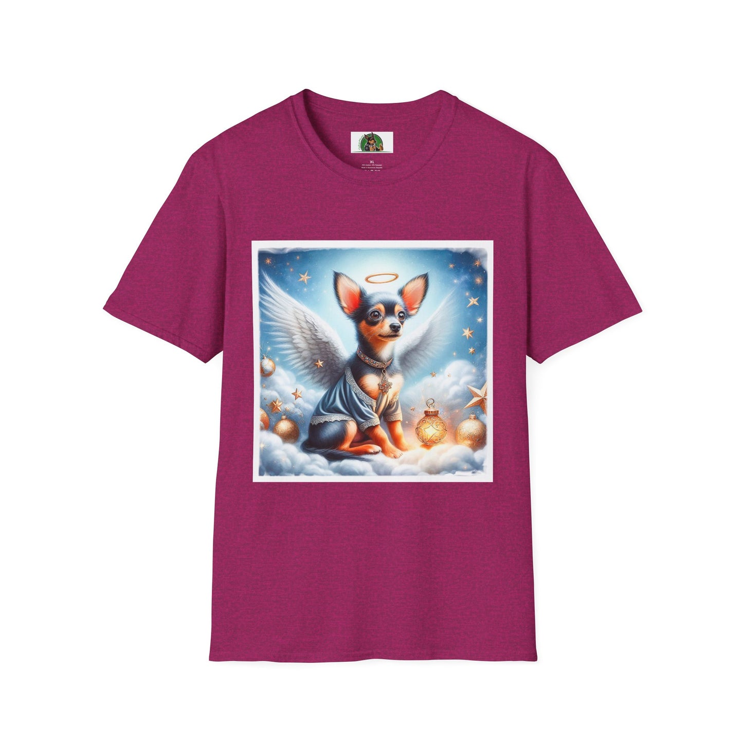 Min Pin T-Shirt pretty Angel T-Shirt Printify S Antique Heliconia