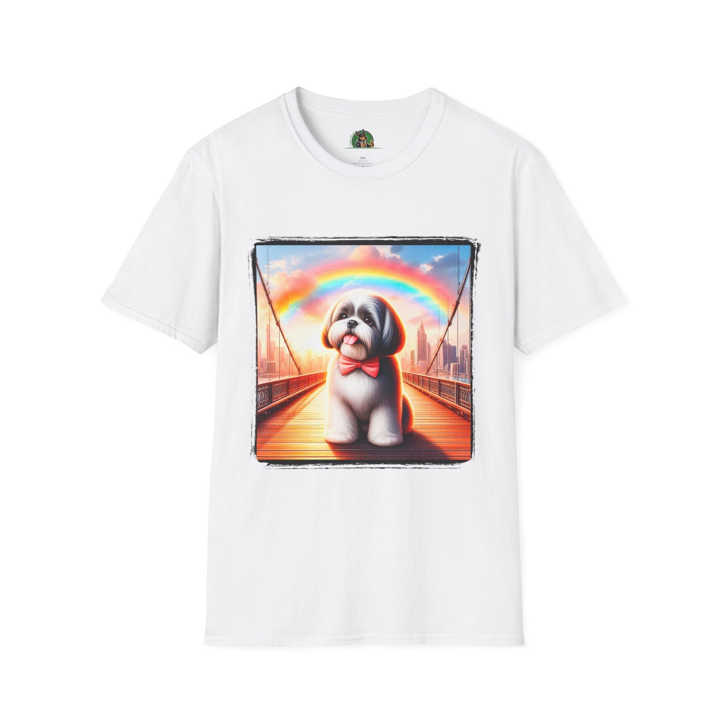 Shih Tzu rainbow shirt T-Shirt Printify XS White