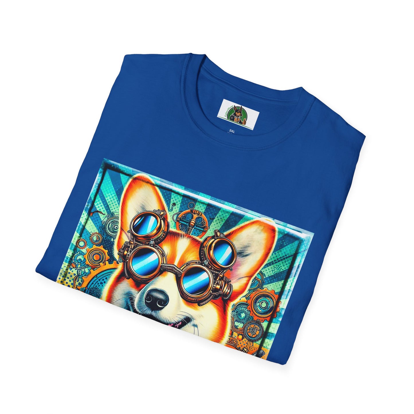 Pembroke Welsh Corgi steam punk T-Shirt Printify