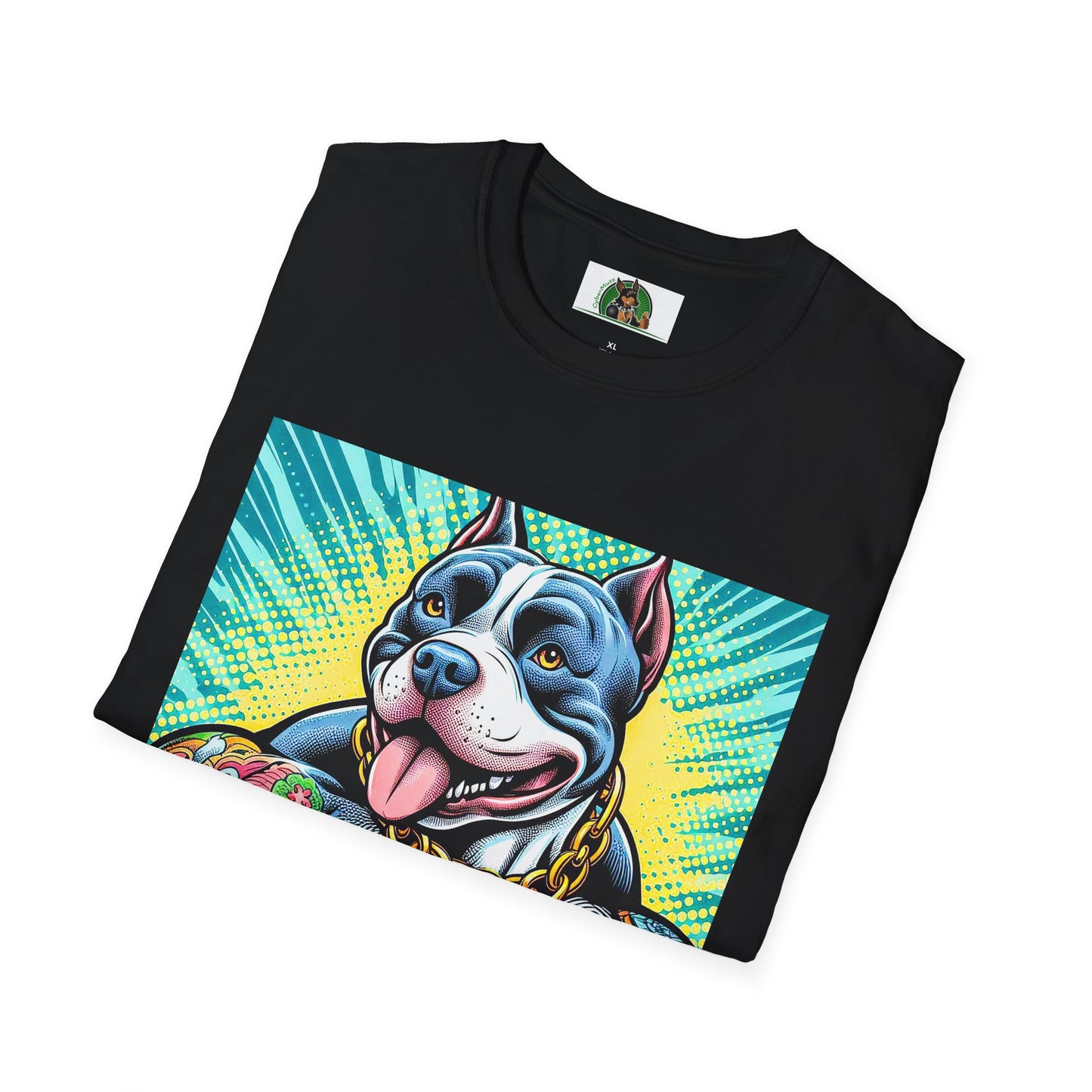 Pit Bull big muscles shirt T-Shirt Printify