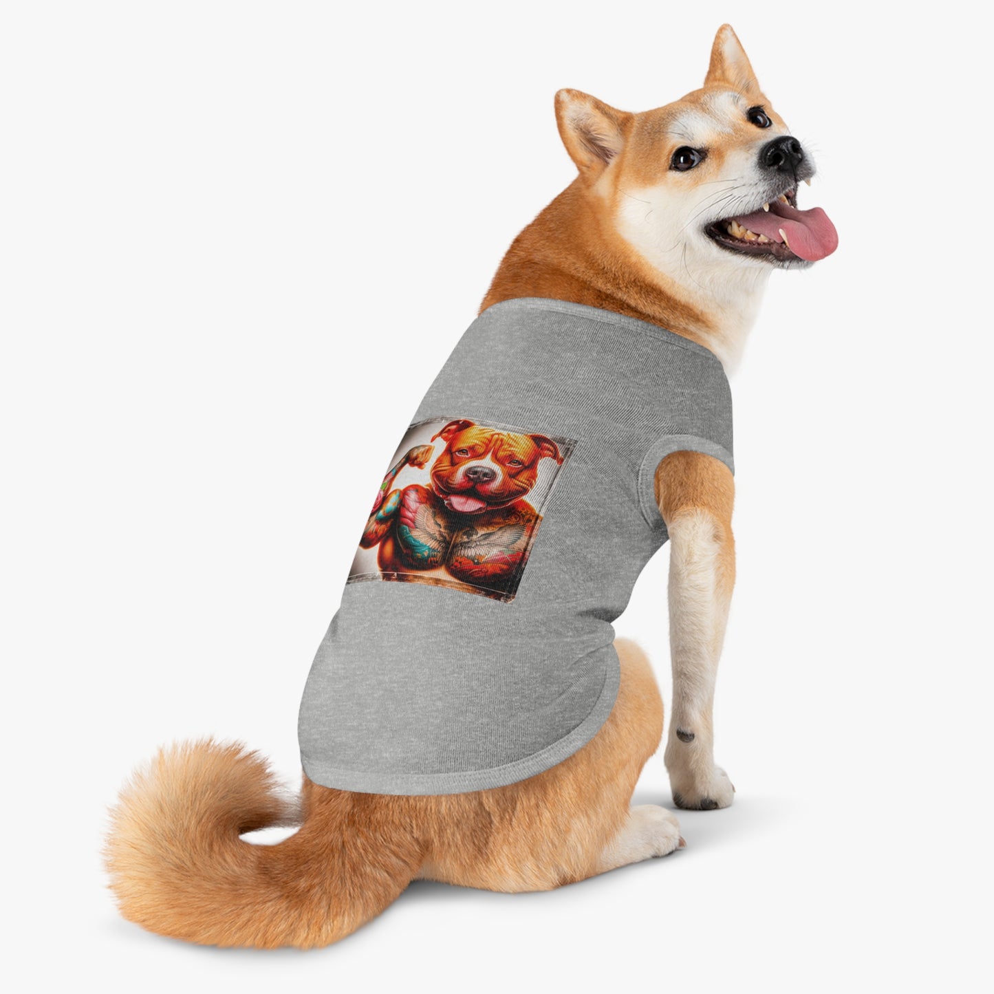 Pet Tank Top Pit Bull arm muscles