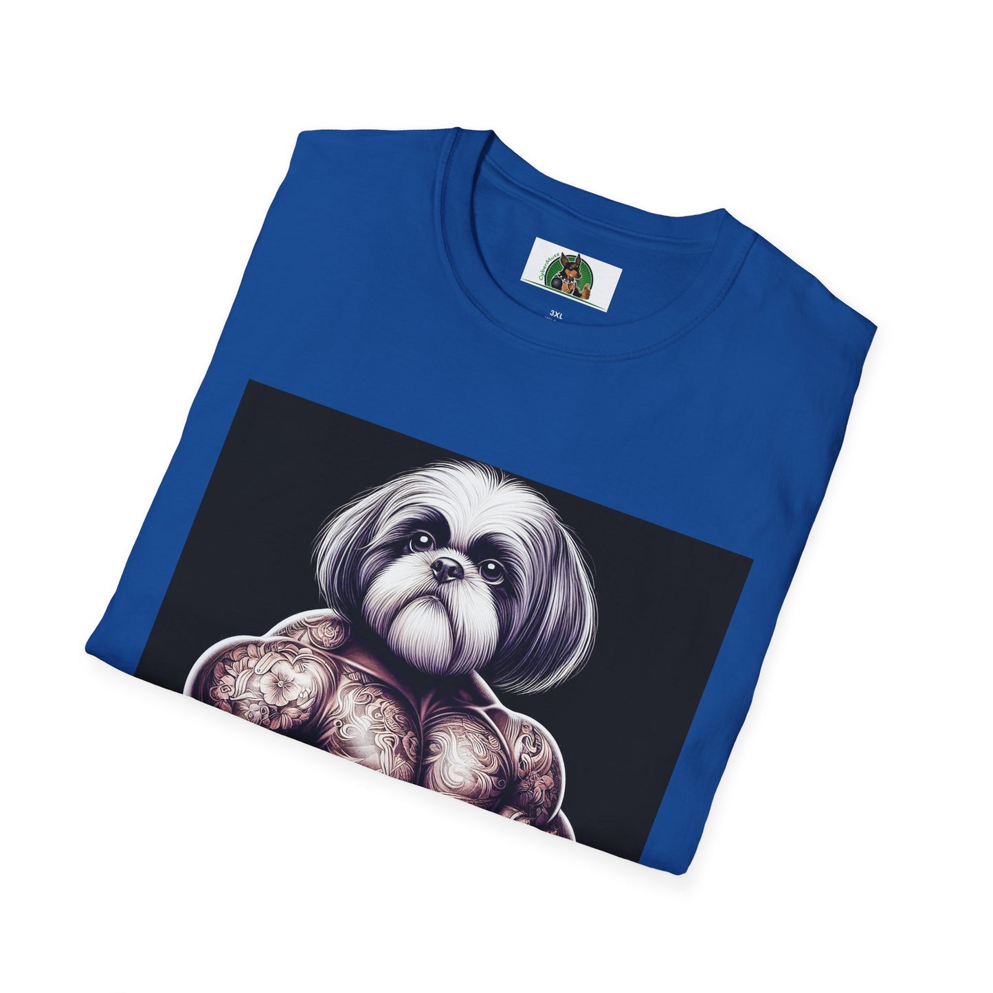Shih Tzu muscles shirt T-Shirt Printify
