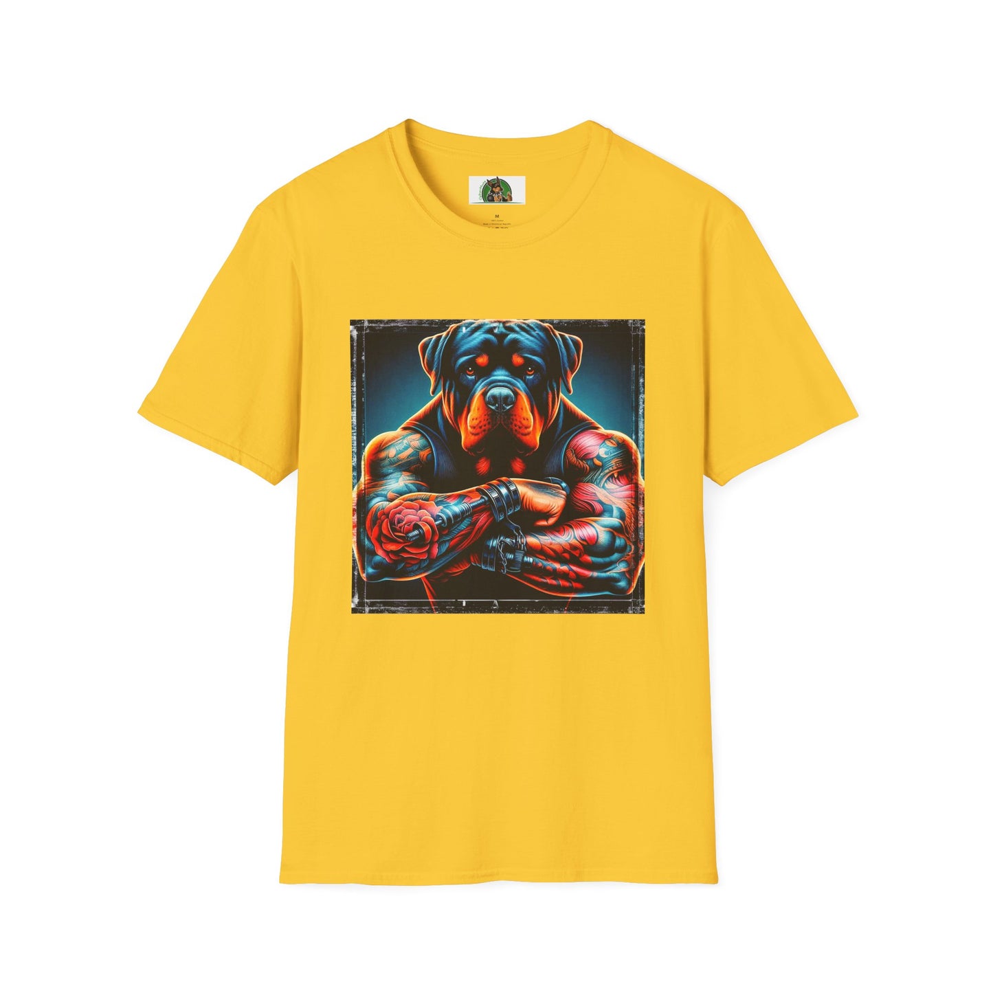 Rottweiler big muscles shirt T-Shirt Printify S Daisy
