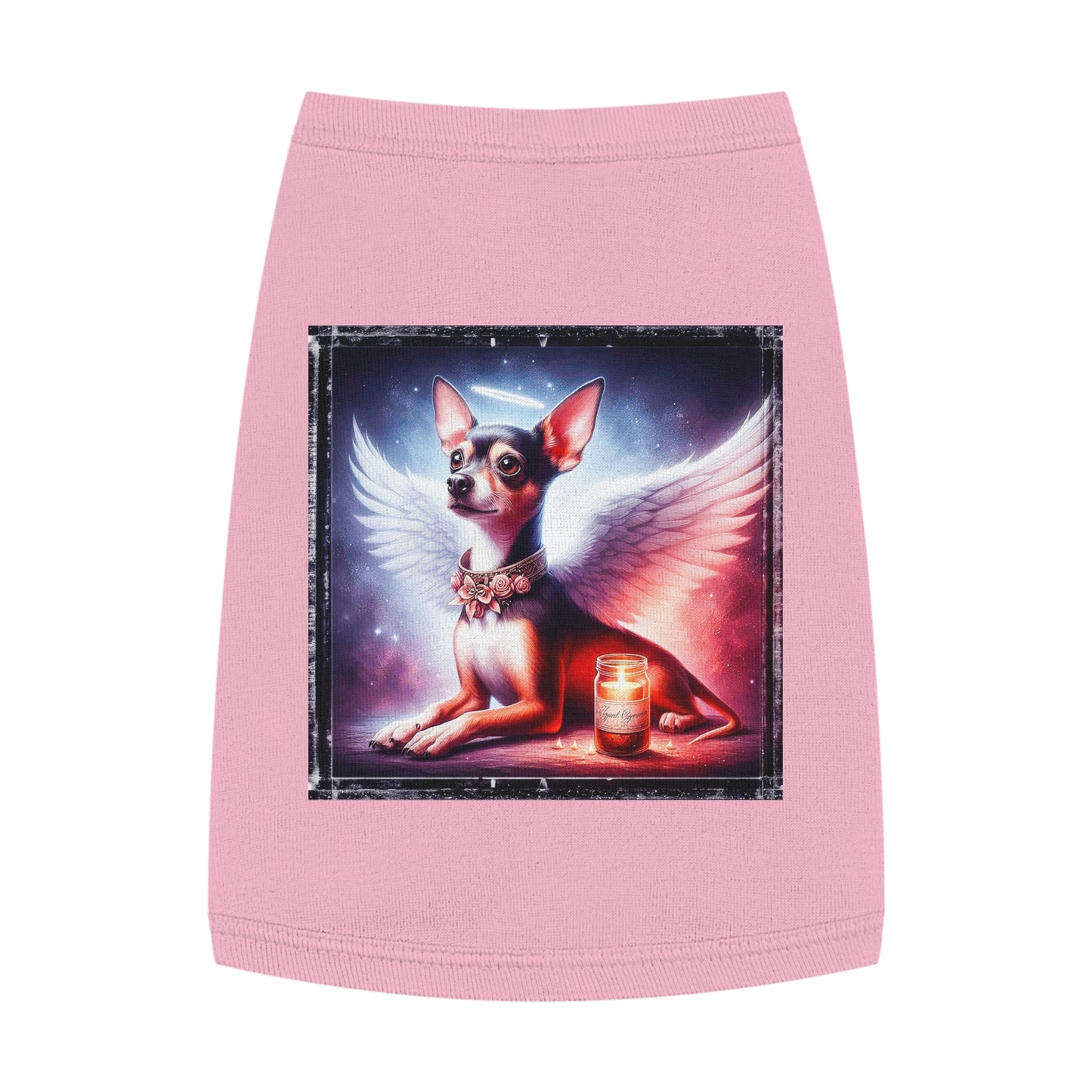Pet Tank Top Rat Terrier Angel Pets Printify M Pink