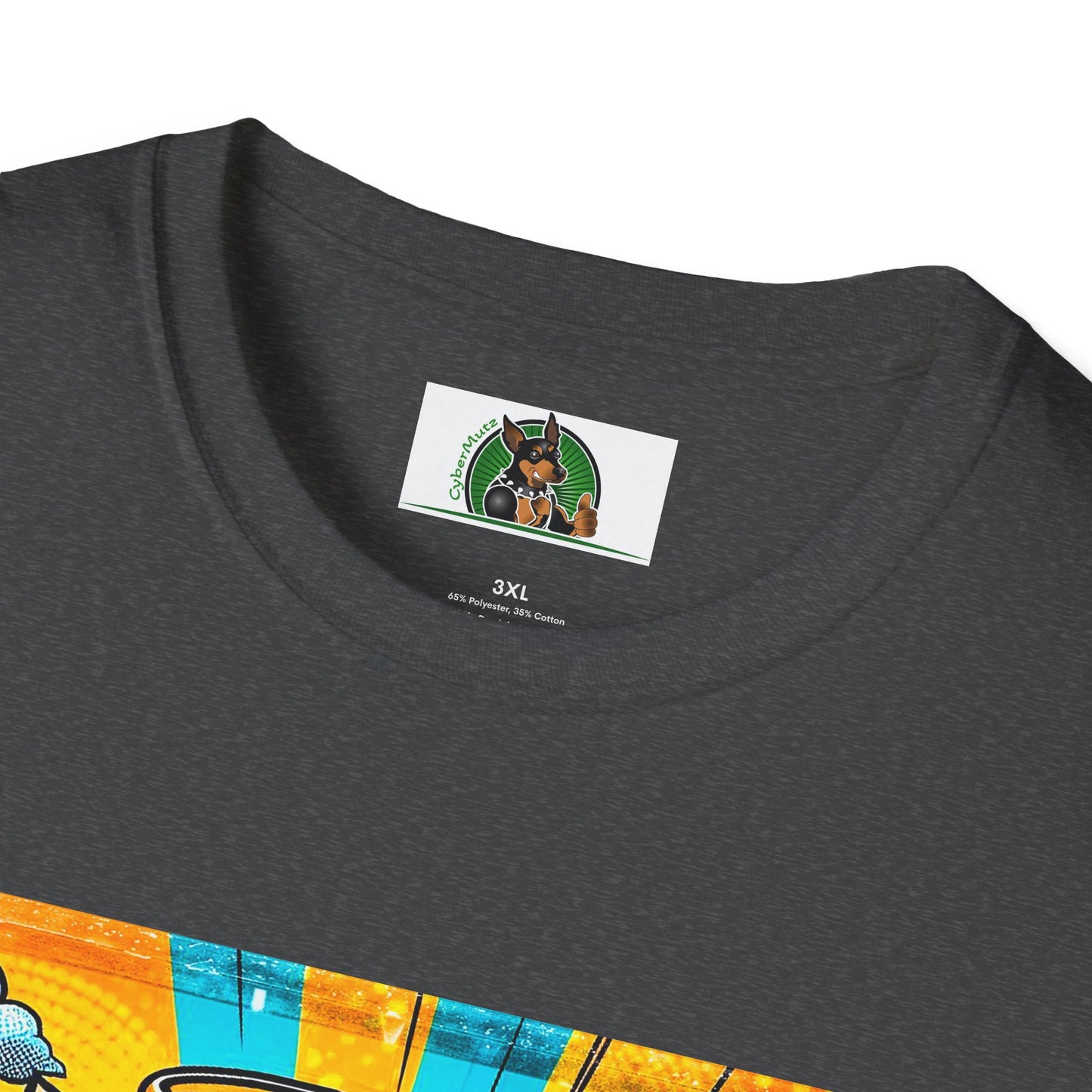 Yorkie pop art clouds shirt T-Shirt Printify