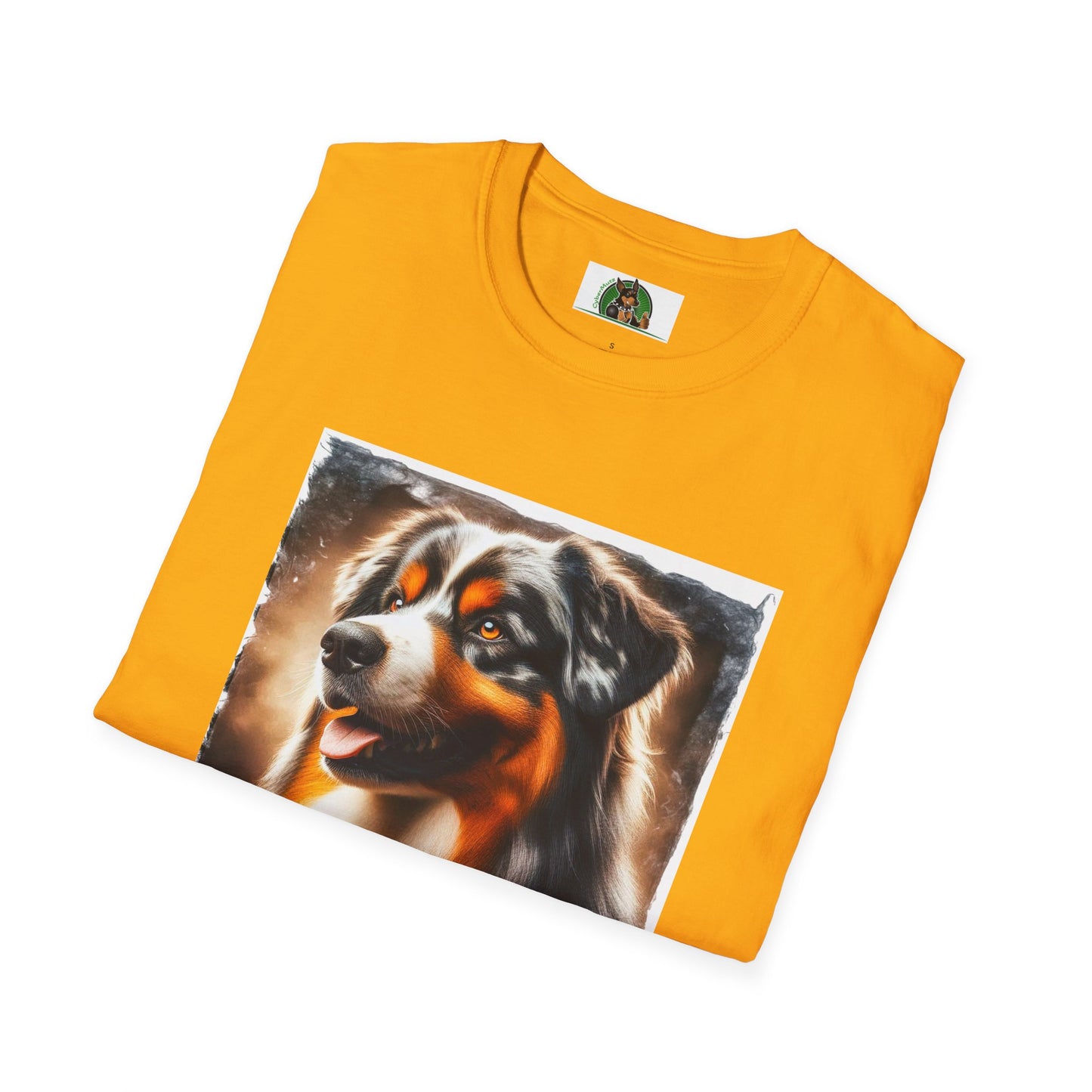 Australian Shepherd Profile Pic T-Shirt Printify