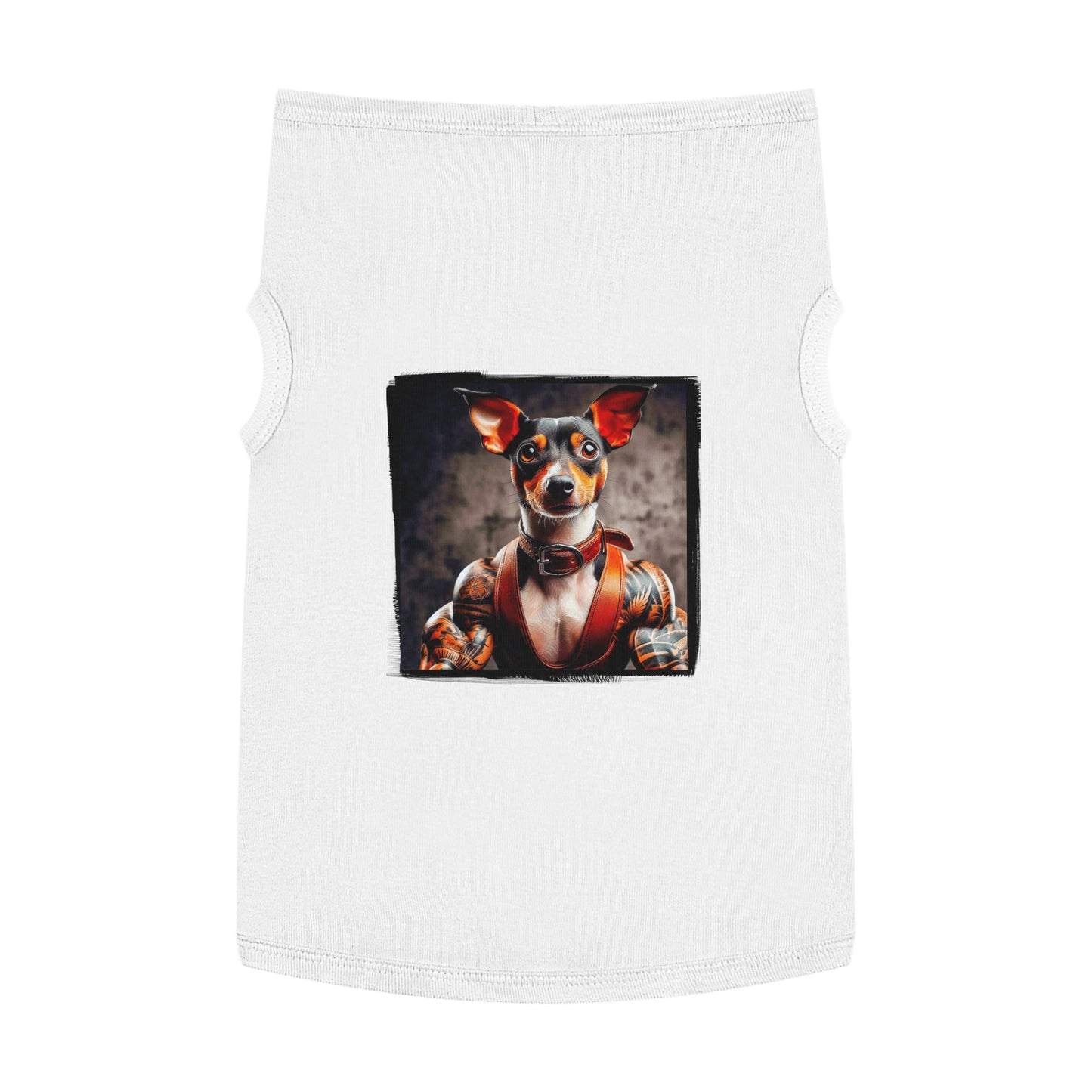 Pet Tank Top Rat Terrier bartender Pets Printify XL White
