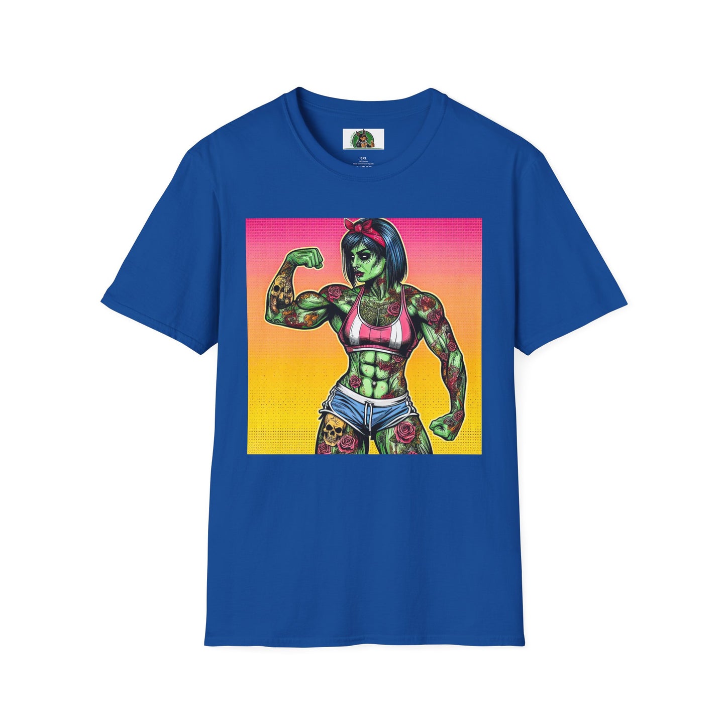 Zombie Girl T-Shirt Printify S Royal