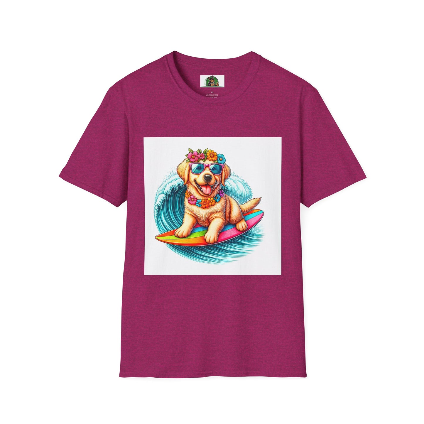 Labrador Retriever T-Shirt Printify S Antique Heliconia