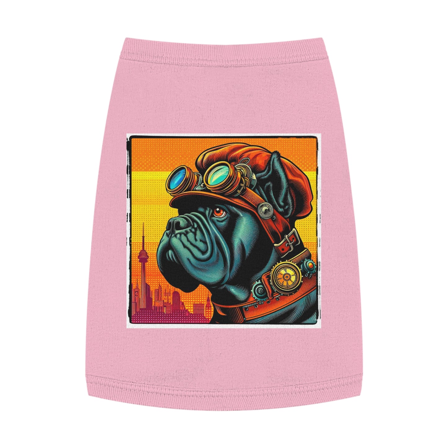 Pet Tank Top Cane Corso Steampunk Pets Printify M Pink