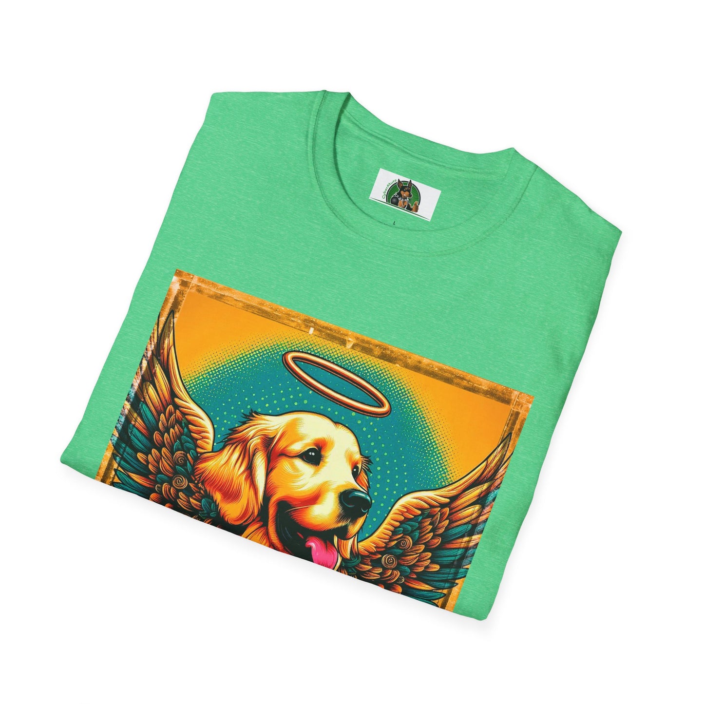 Golden Retriever glowing Angel t shirt