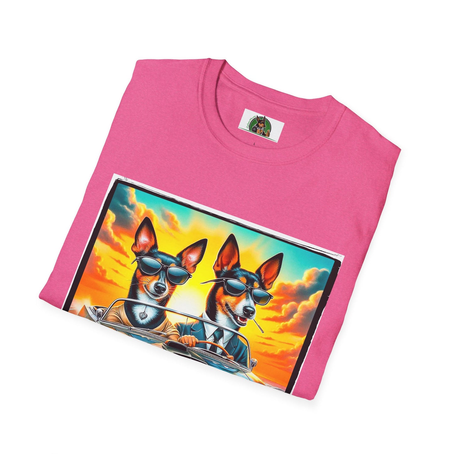 Wacky Rat Terrier T-Shirt driving friends