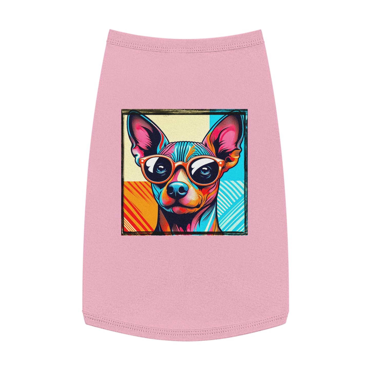 Mexican Hairless cool shades shirt Pets Printify L Pink