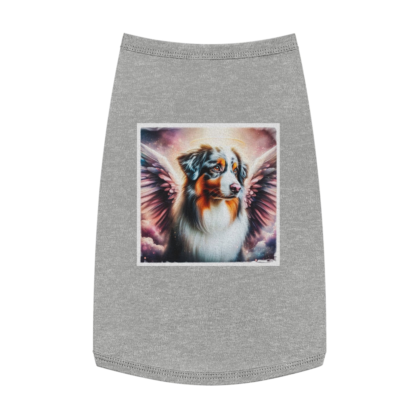 Pet Tank Top Australian Shepherd Pets Printify L Heather