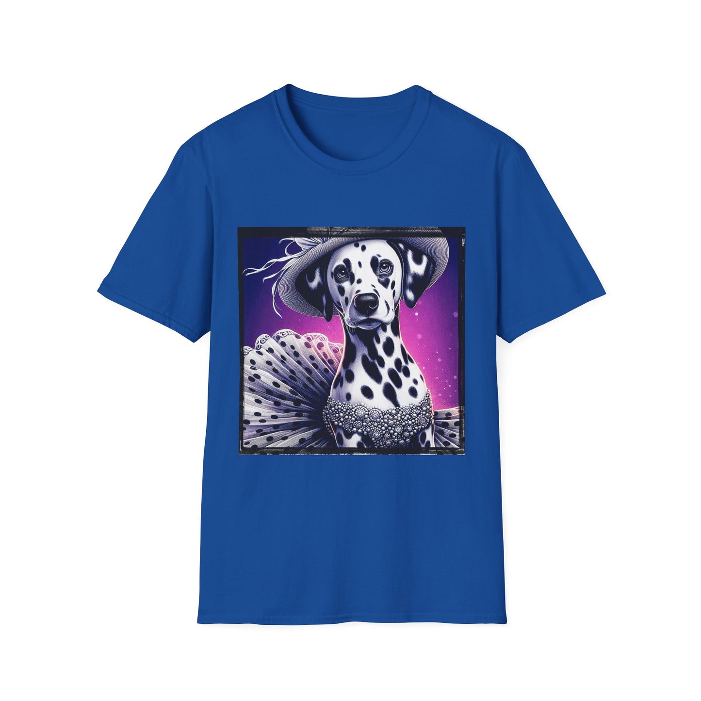 Dalmatian polka dot queen t shirt T-Shirt Printify XS Royal