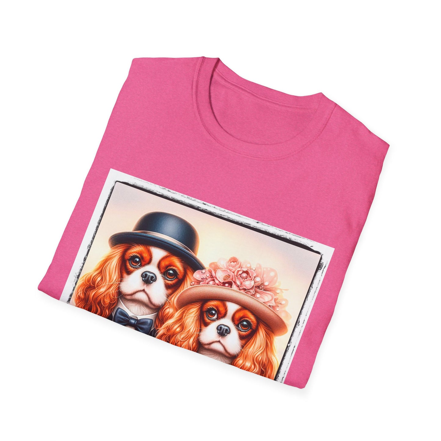Cavalier King Charles Spaniel Dog Couple TShirt
