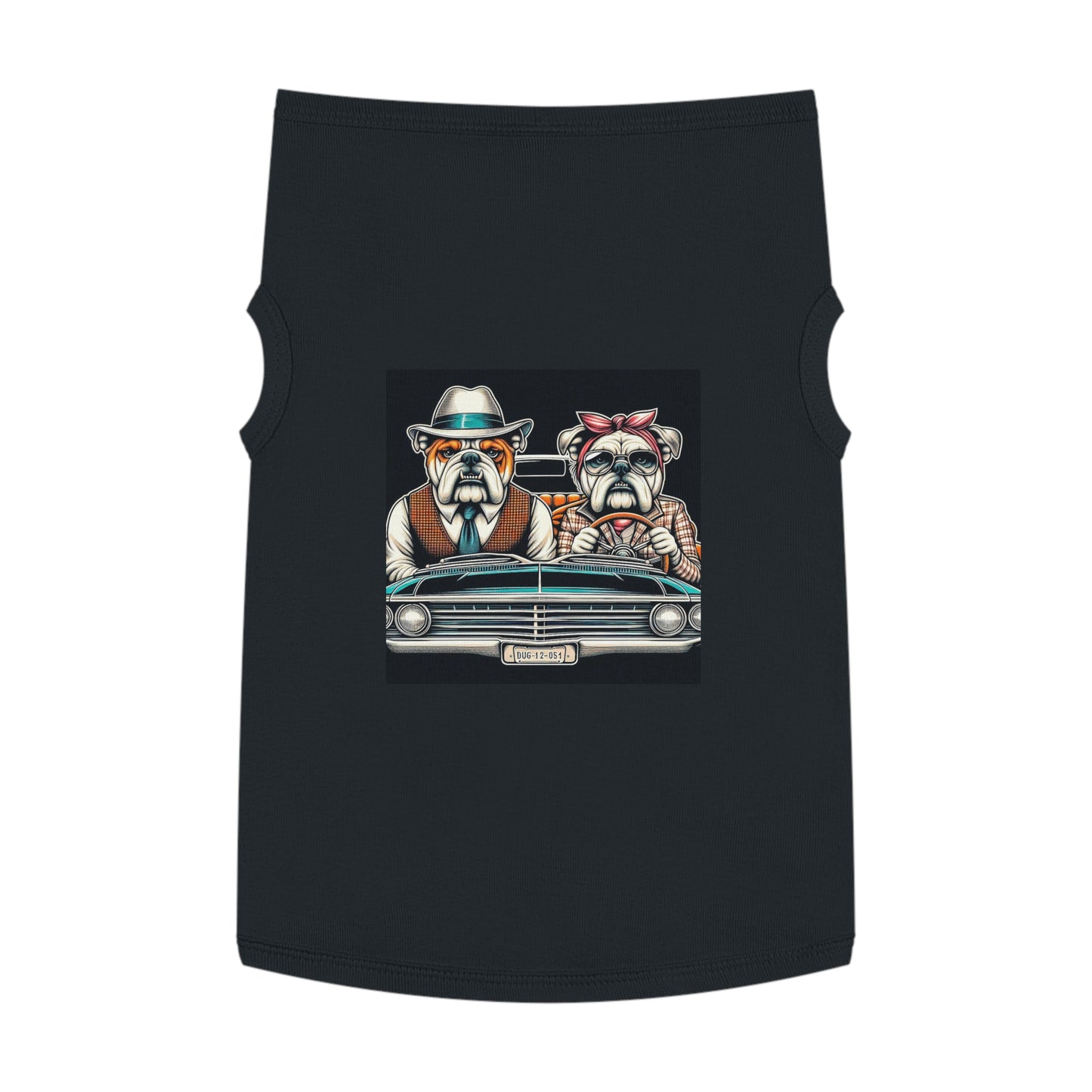 Wacky Pet Tank Top Bulldog old couple t shirt Pets Printify