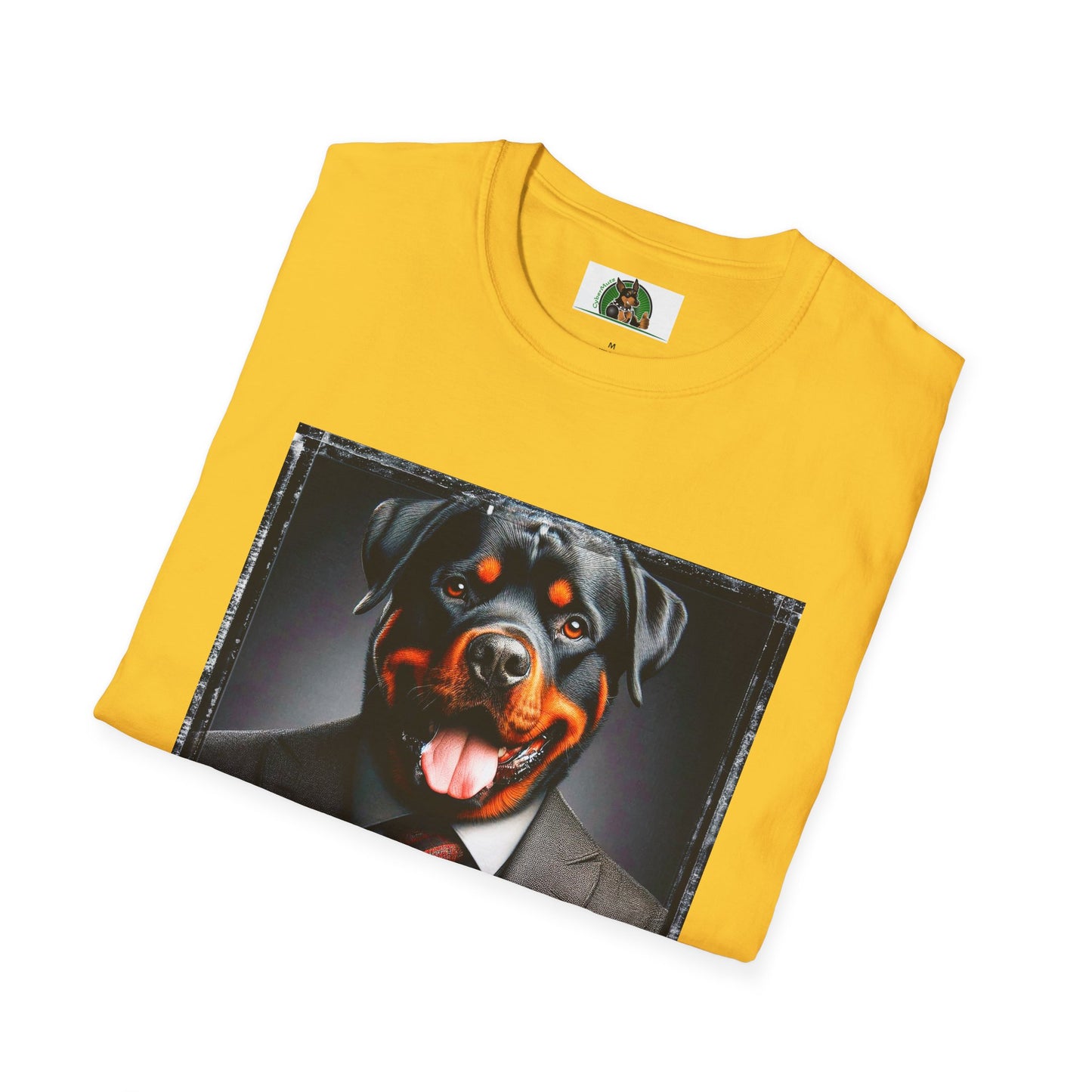 Rottweiler nice suit shirt