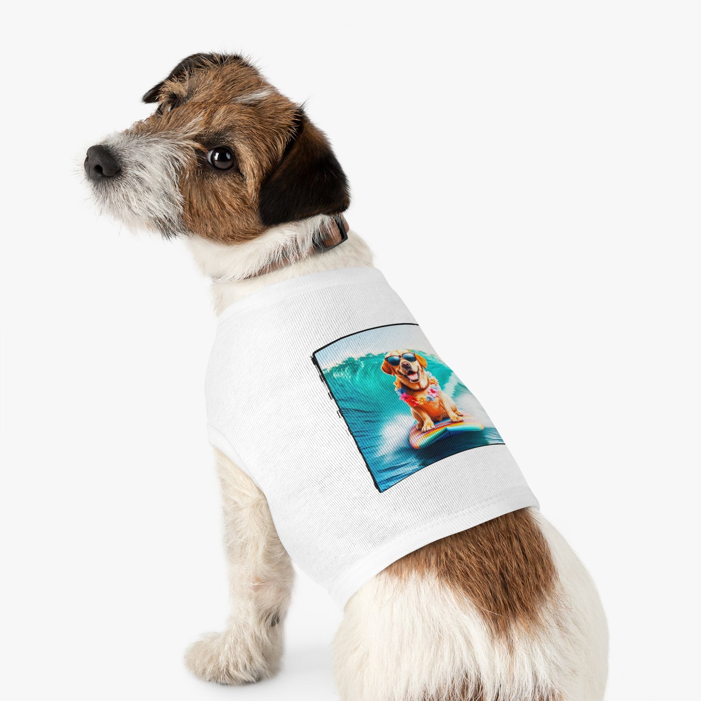 Labrador Retriever surfer puppy shirt Pets Printify