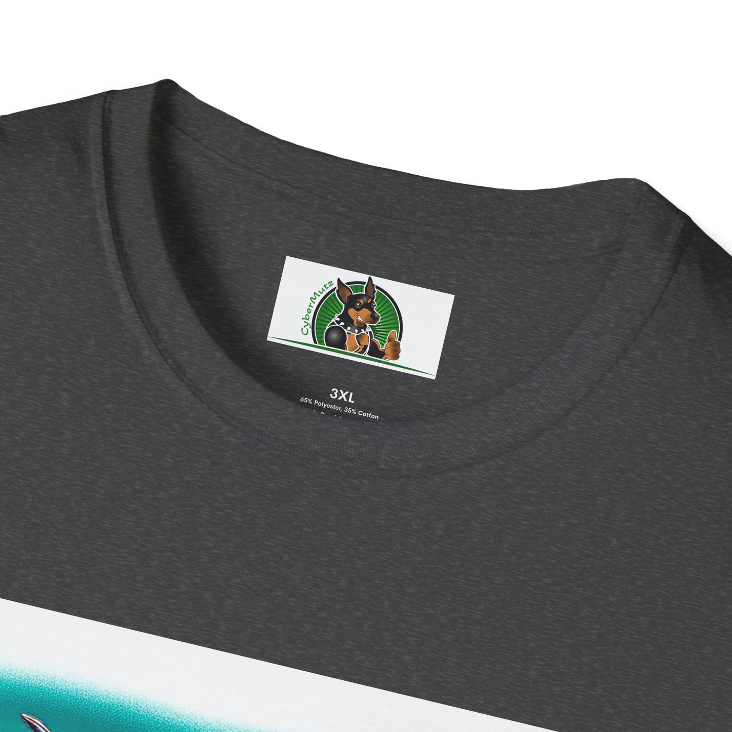 Beagle Dogs Softstyle T-Shirt - Wacky Sports Car Design T-Shirt Printify