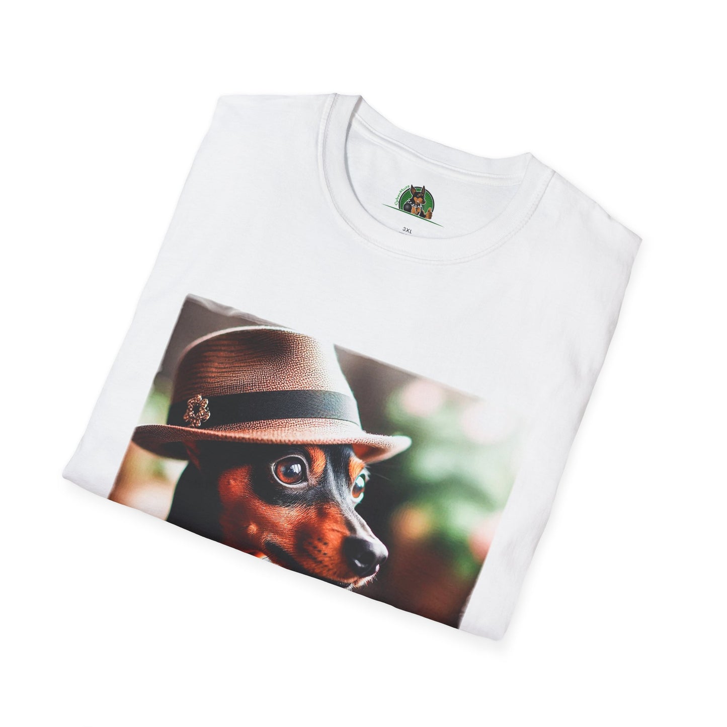 Min Pin T-Shirt handsome fellow T-Shirt Printify