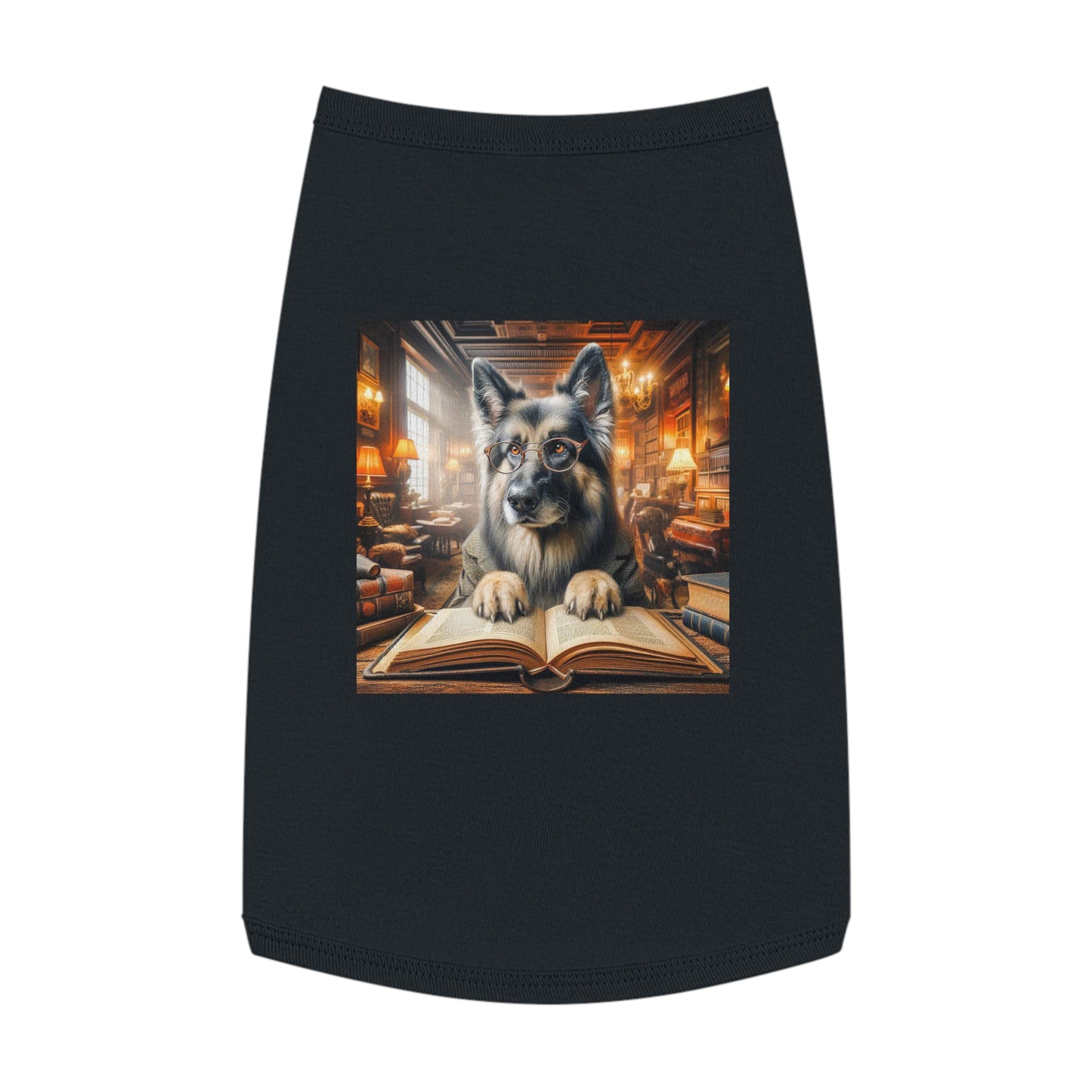 Pet Tank Top German Shepherd Pets Printify L Black