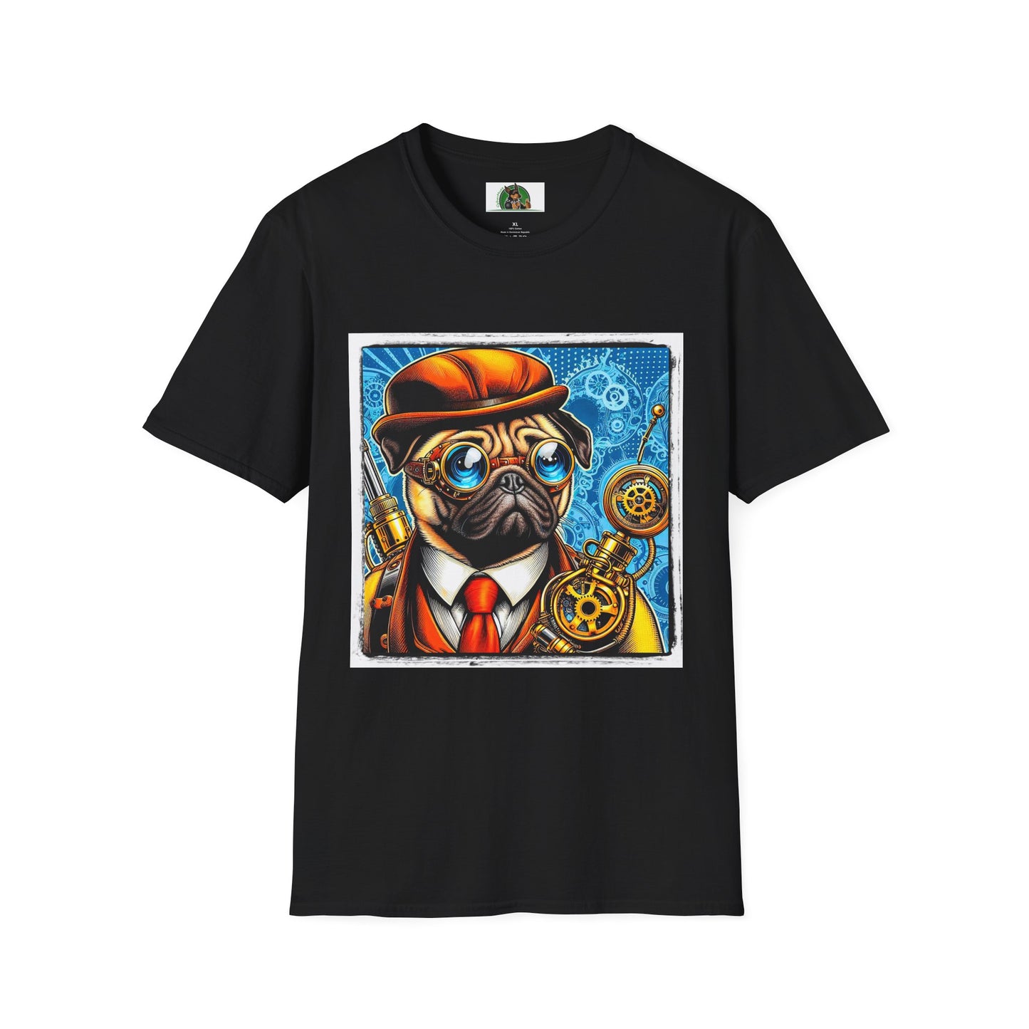 Pugs T-Shirt Printify XS Black