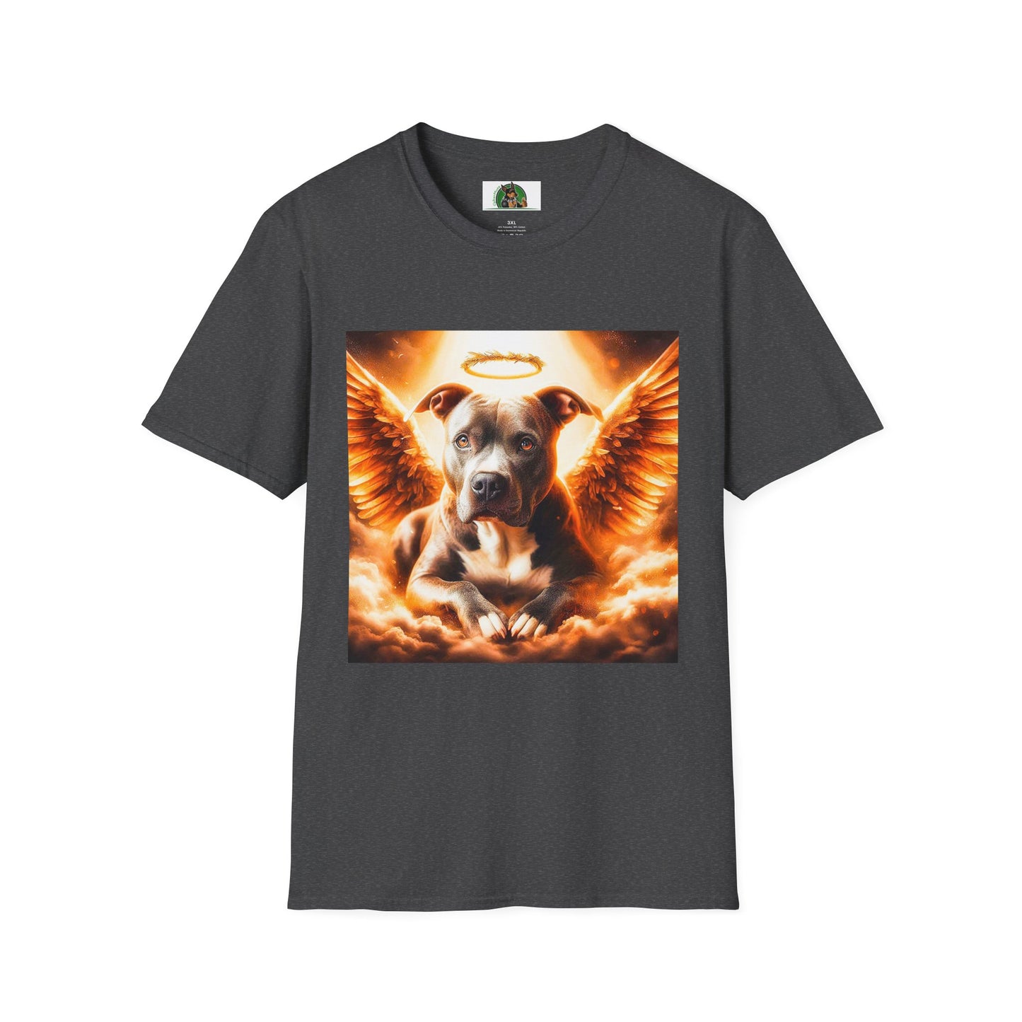 Pit Bull heavenly Angel shirt T-Shirt Printify XS Dark Heather