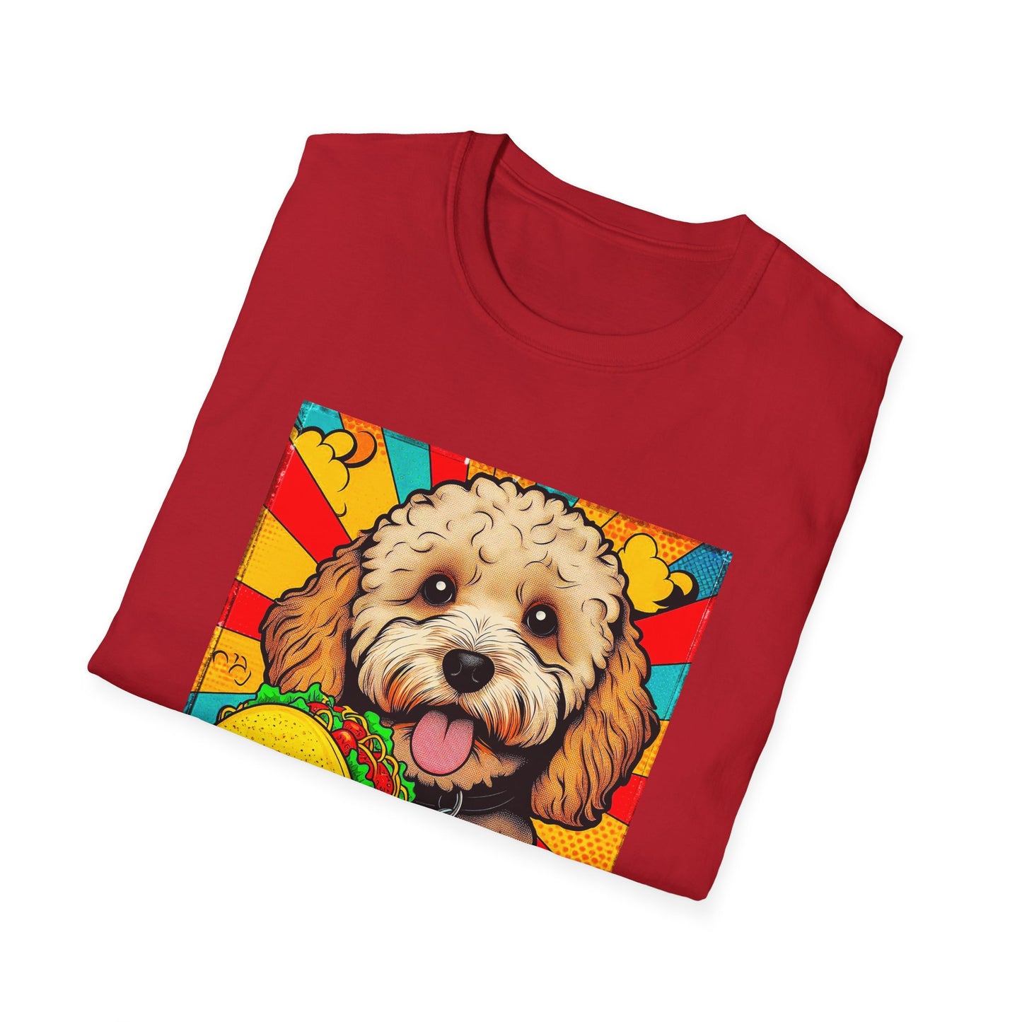 CockerPoo taco eating t shirt