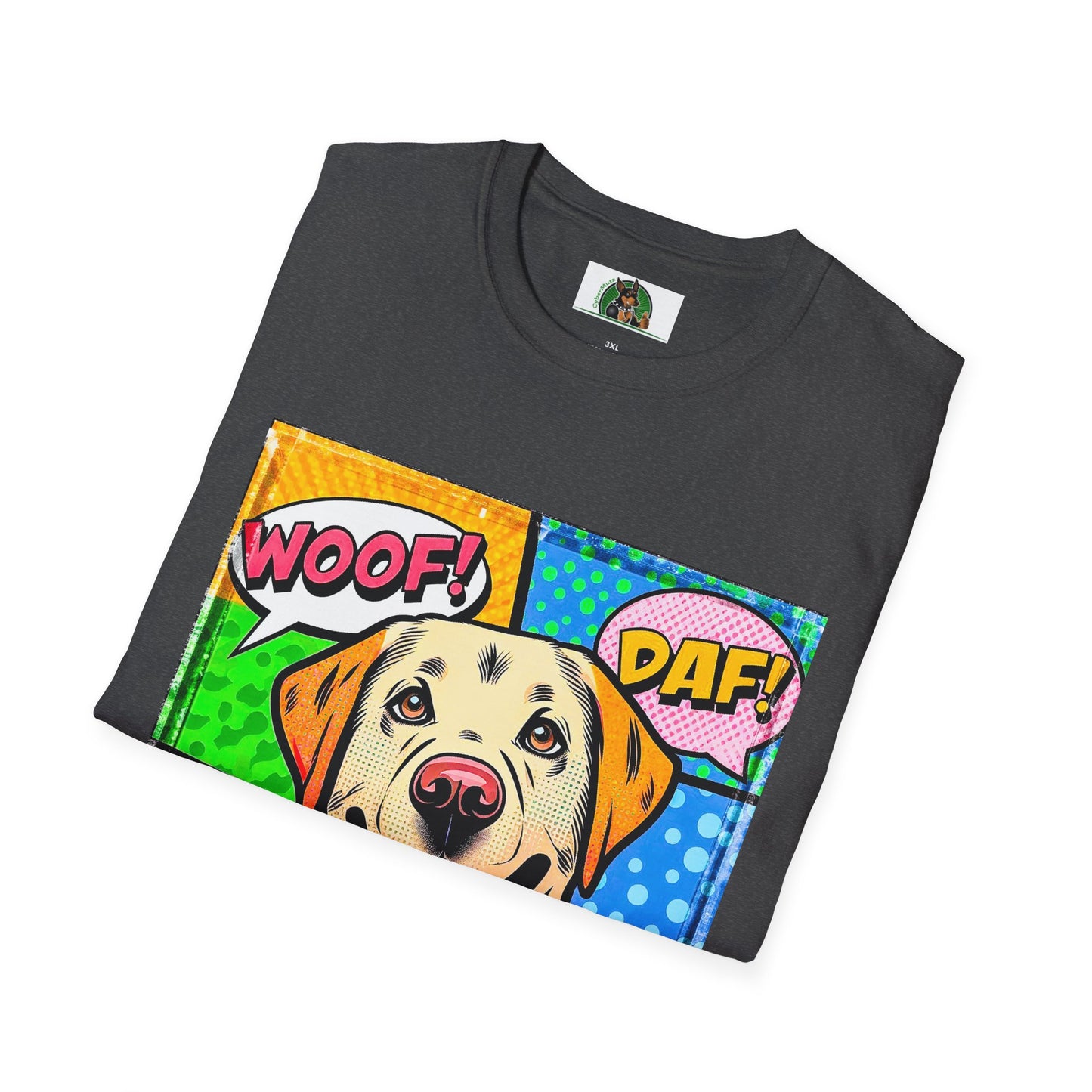 Wacky Labrador Retriever T-Shirt Printify