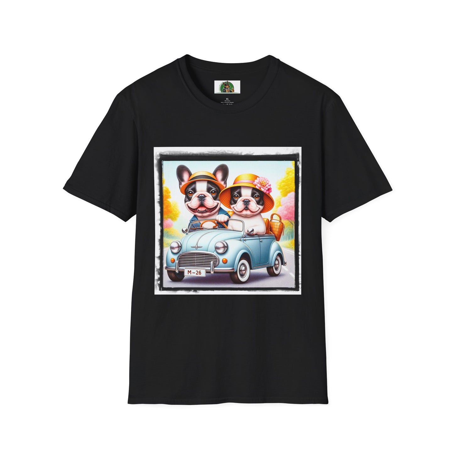 Wacky French Bulldog T-Shirt Printify XS Black
