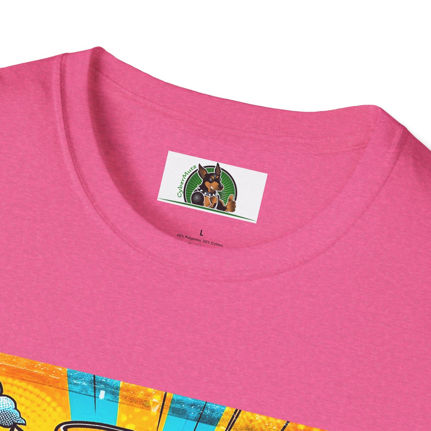 Yorkie pop art clouds shirt